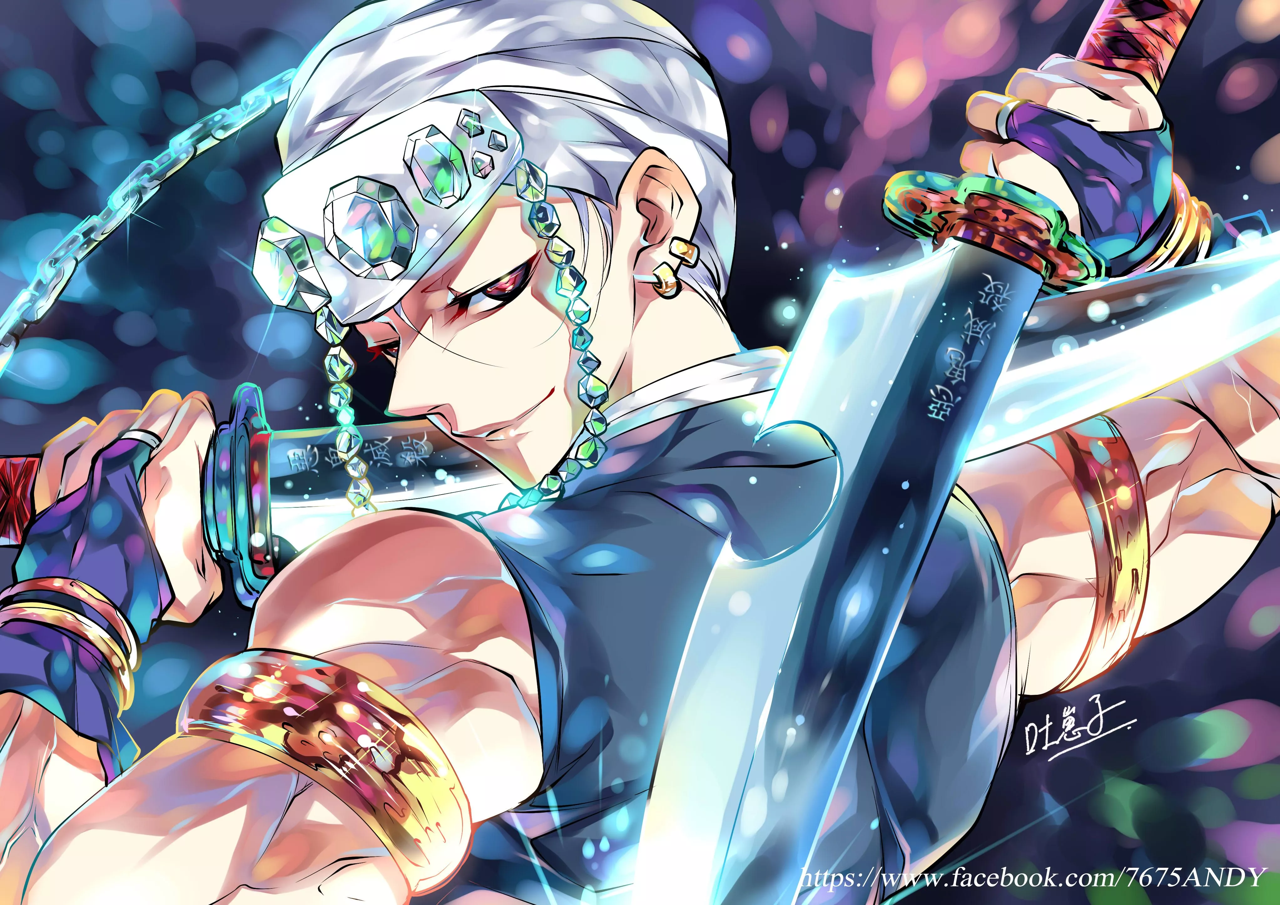 Download Tengen Uzui Anime Demon Slayer