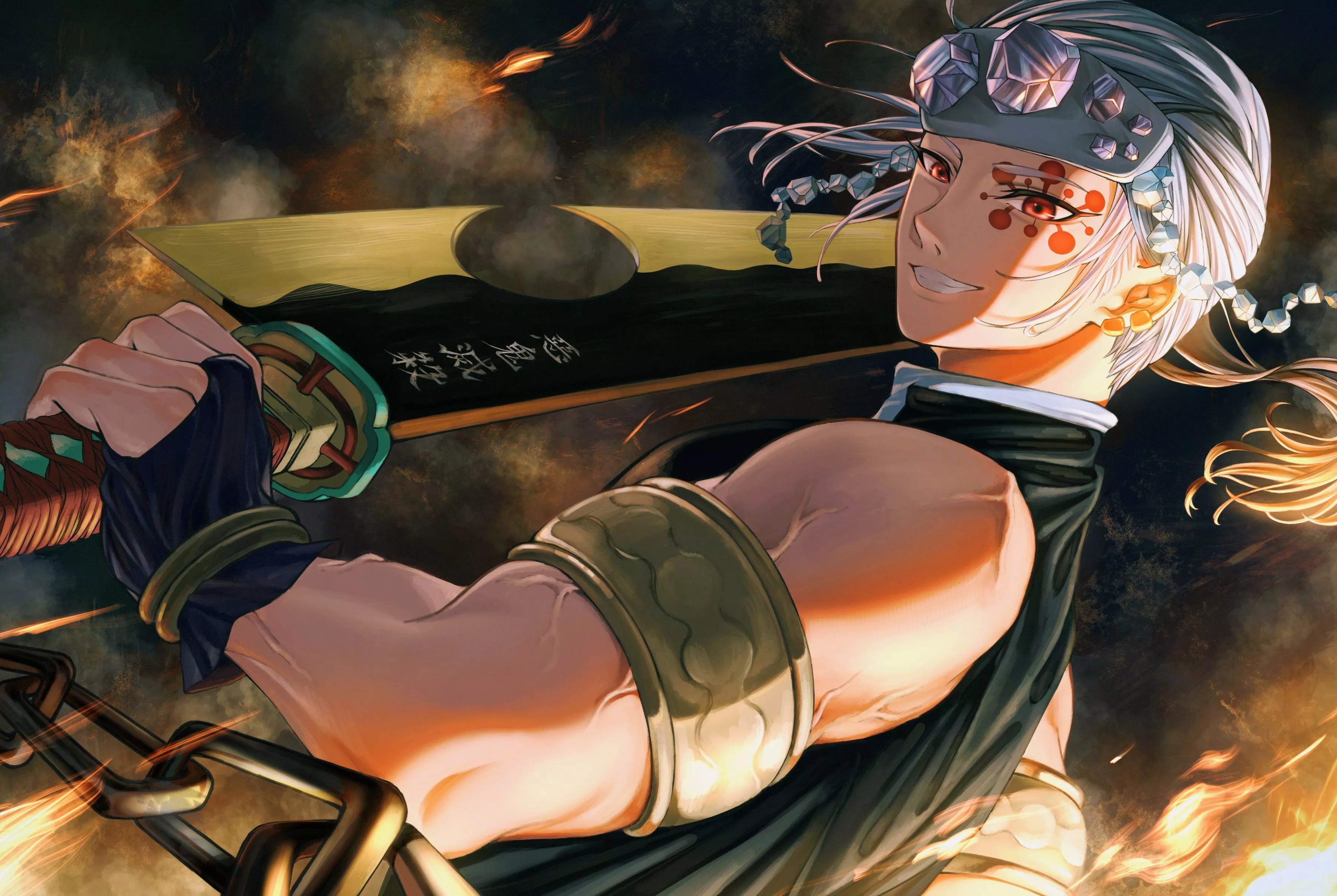 Download Tengen Uzui Anime Demon Slayer: Kimetsu No Yaiba HD Wallpaper