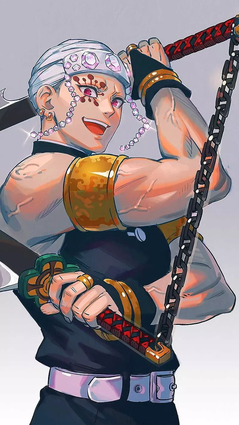 Tengen Uzui, Tengen Uzi, HD phone wallpaper