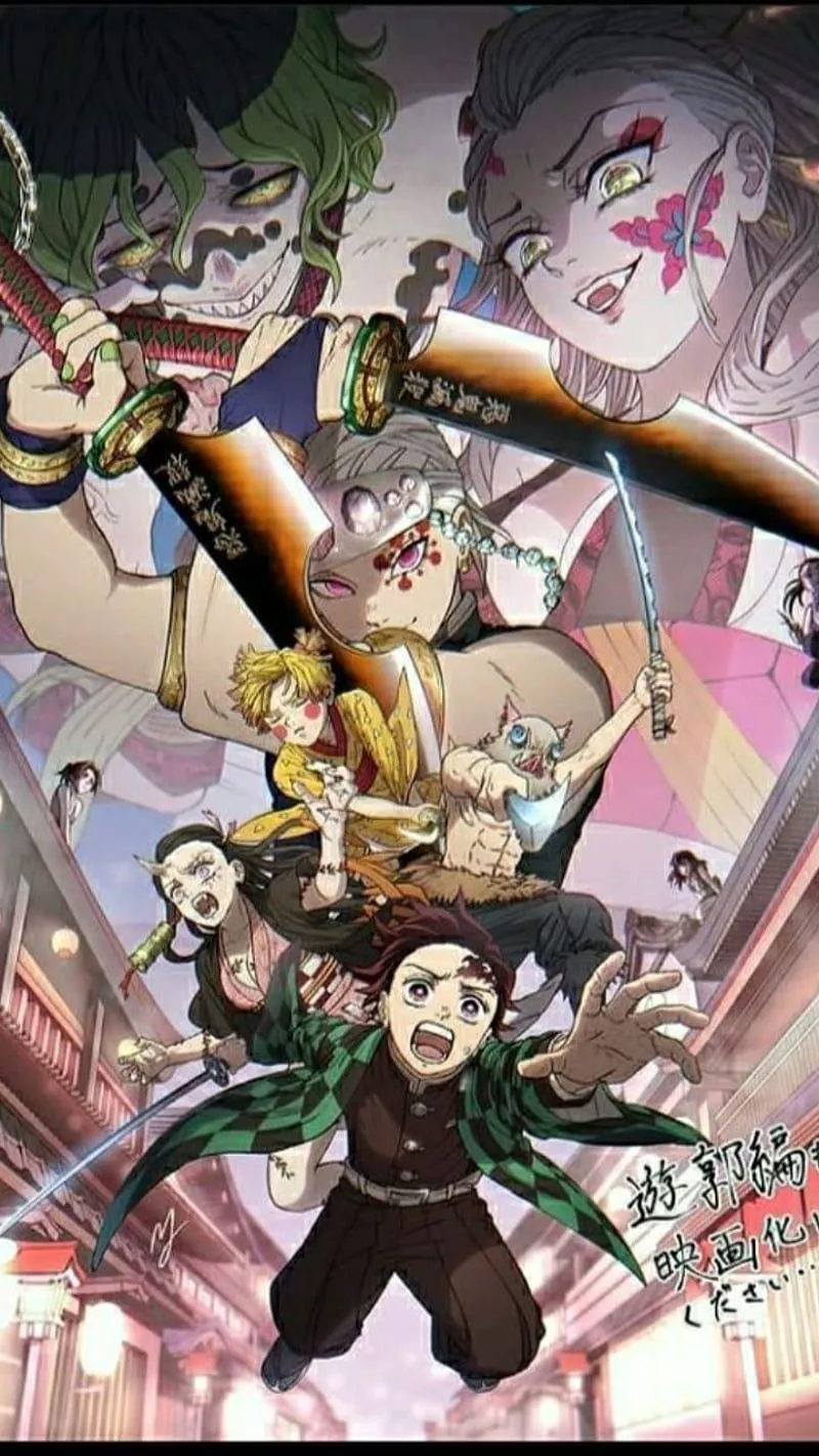 Demon slayer, nezuko, tanjiro, tengen