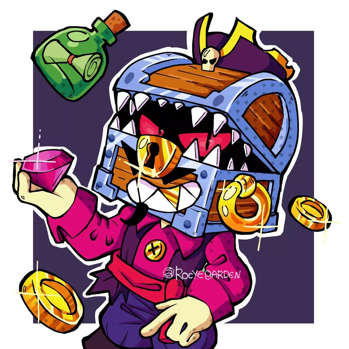 Rocye chest griff fanart