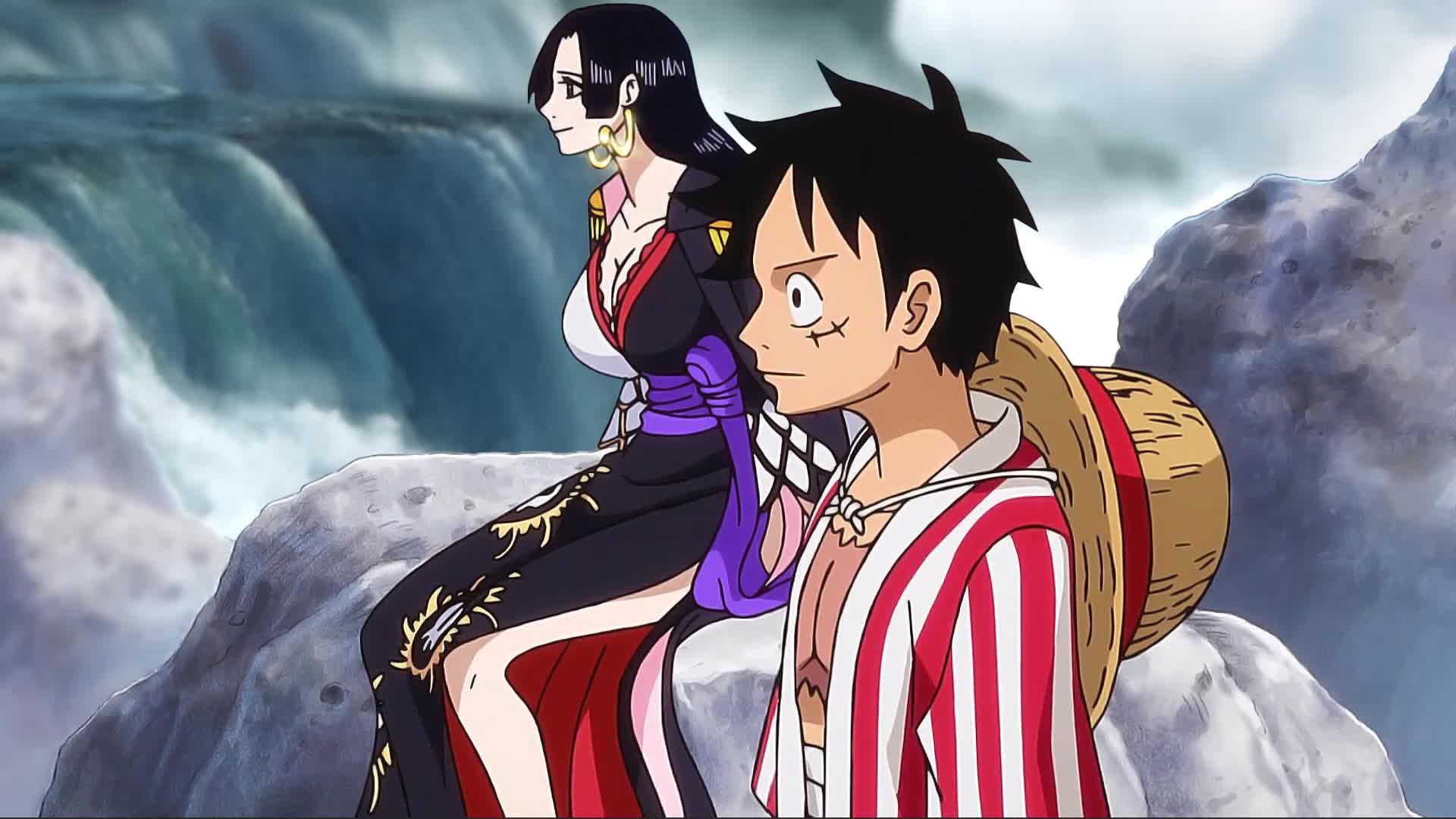 Hancock and Luffy One Piece Dynamic