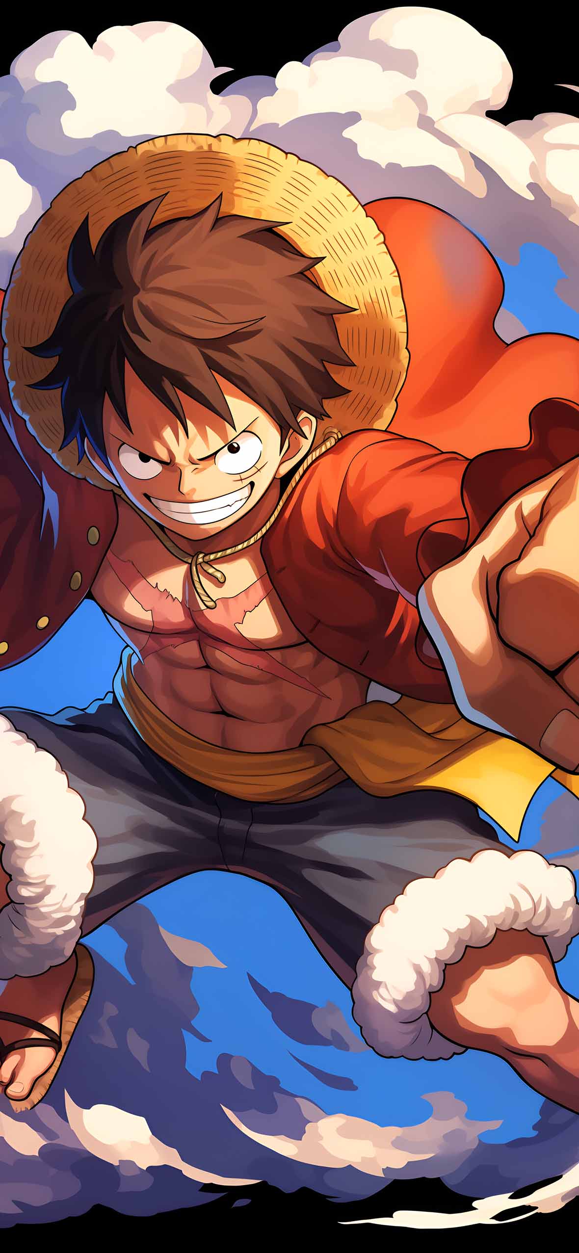 Luffy One Piece Epic Action Wallpaper
