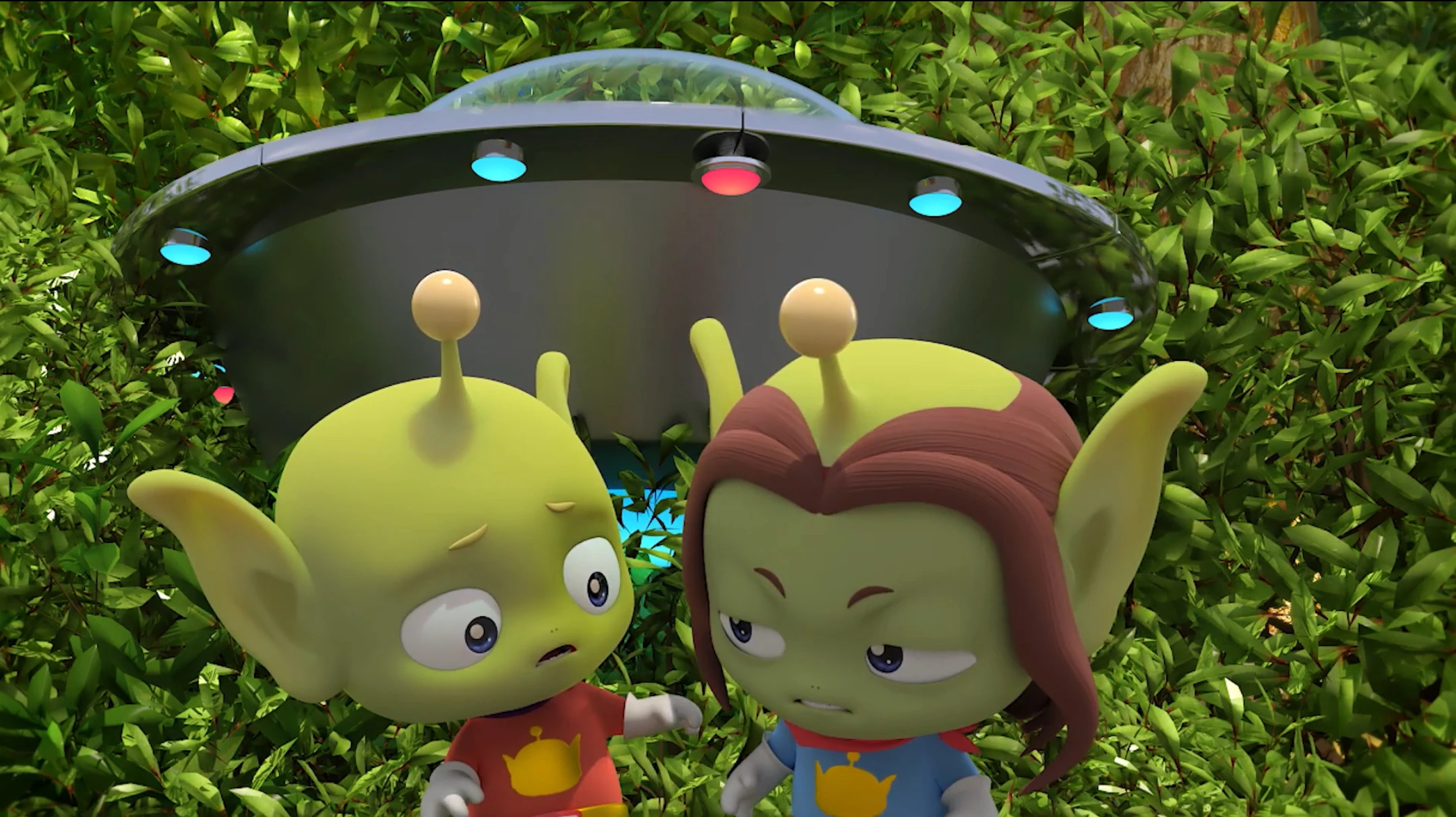 Aliens. Catch! Teenieping