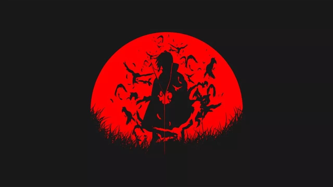 Itachi Uchiha Naruto Black Background