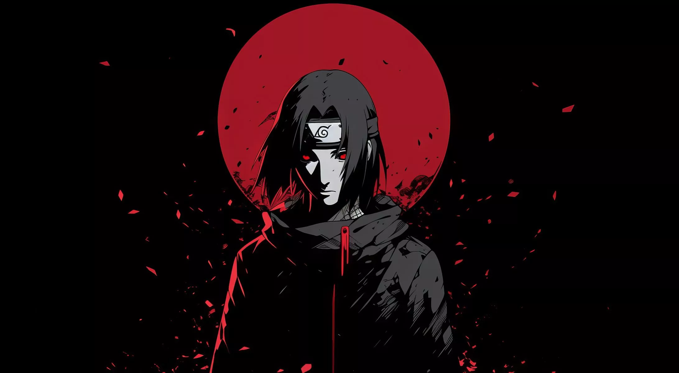 Sad Itachi Uchiha Minimalist HD Naruto