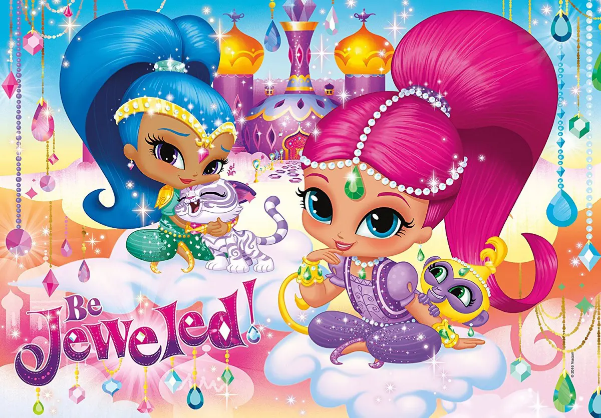 Puzzle Shimmer i Shine, 100 pieces