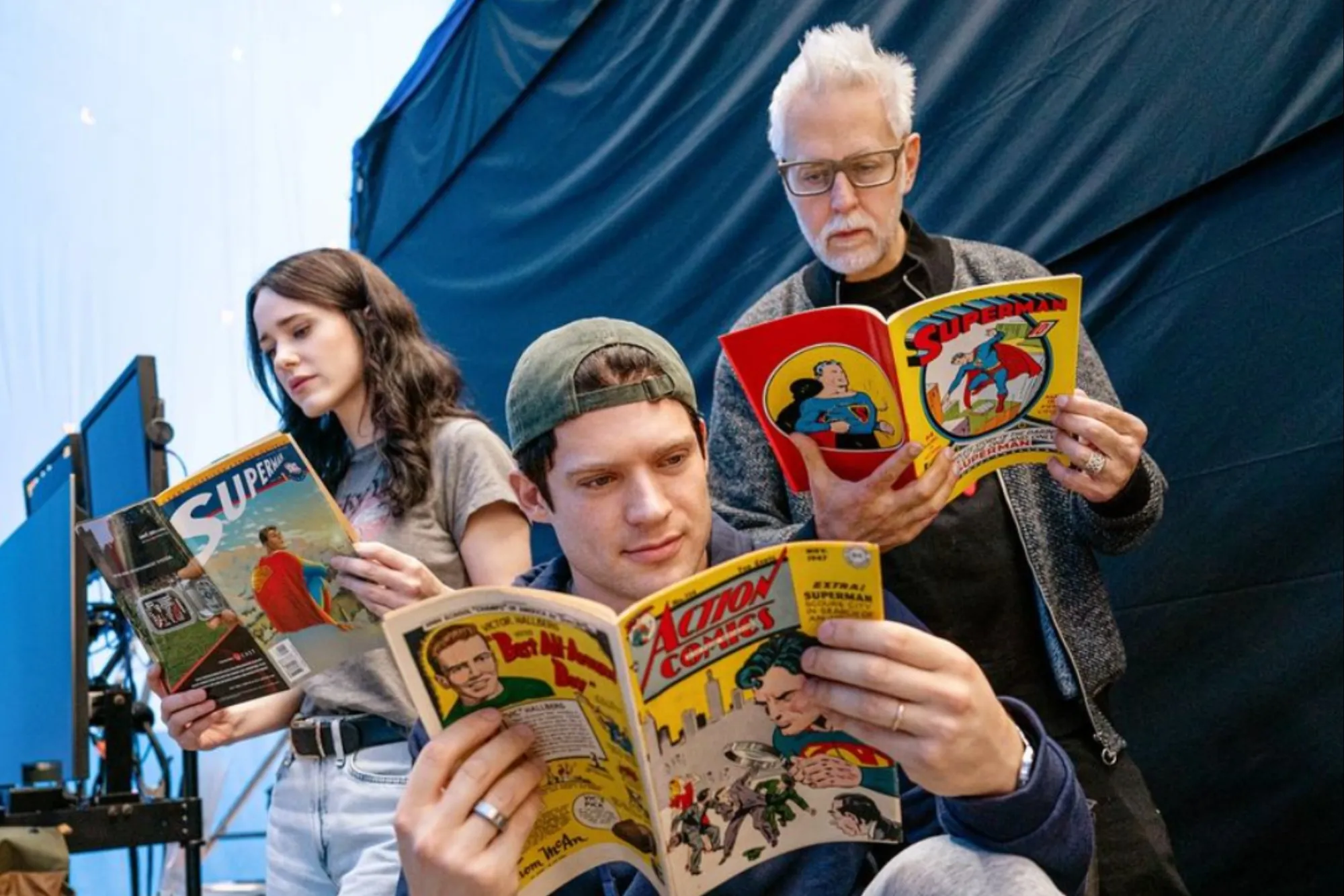David Corenswet and Rachel Brosnahan