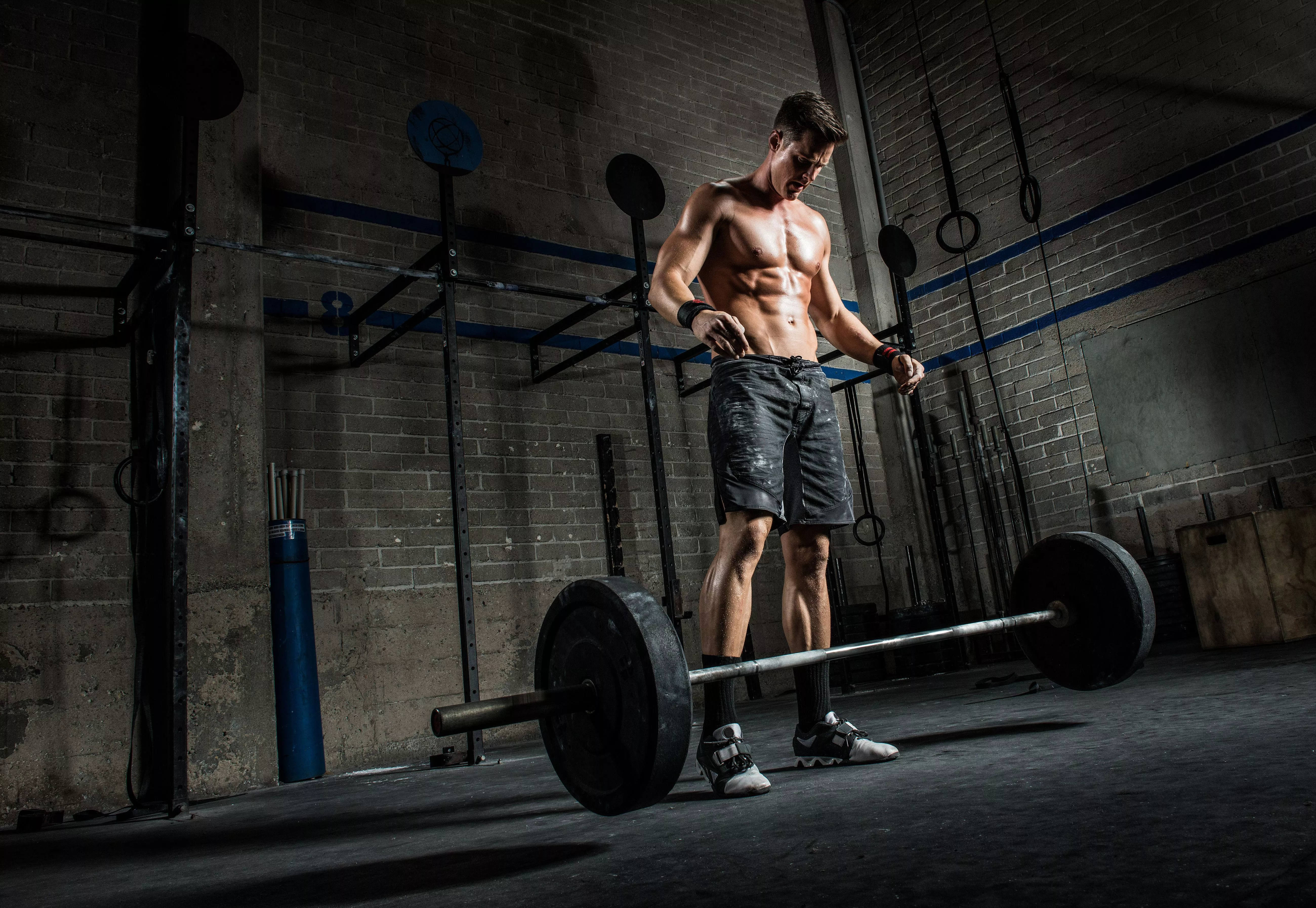Muscle Model Weightlifting Sports