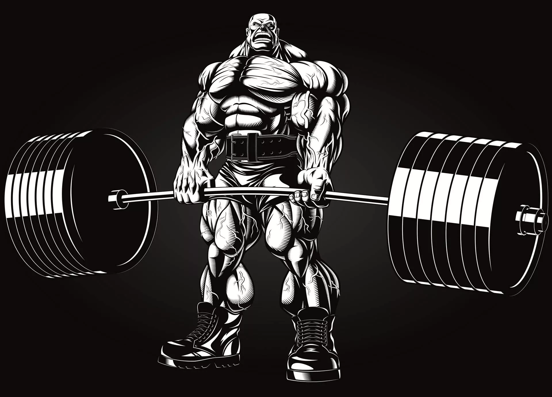 A Barbell Art Wallpaper