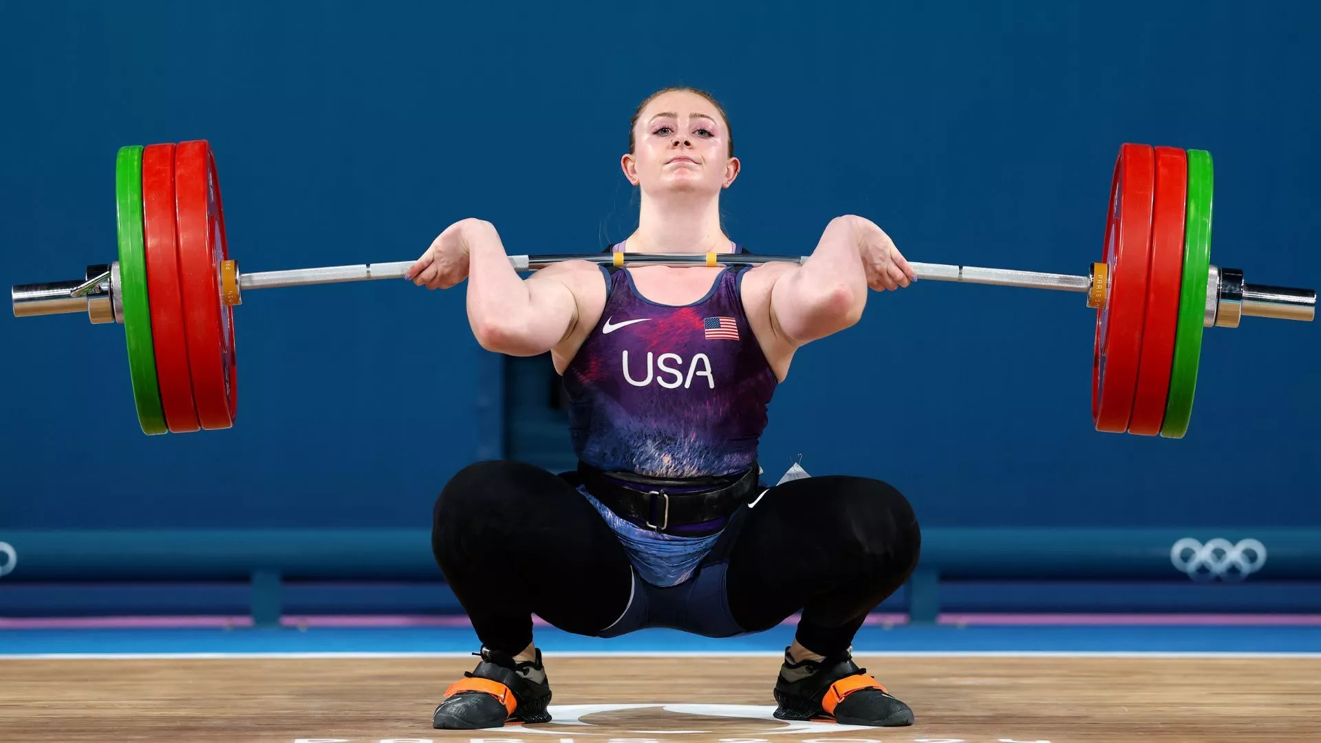 Weightlifting: Olivia Reeves powers to