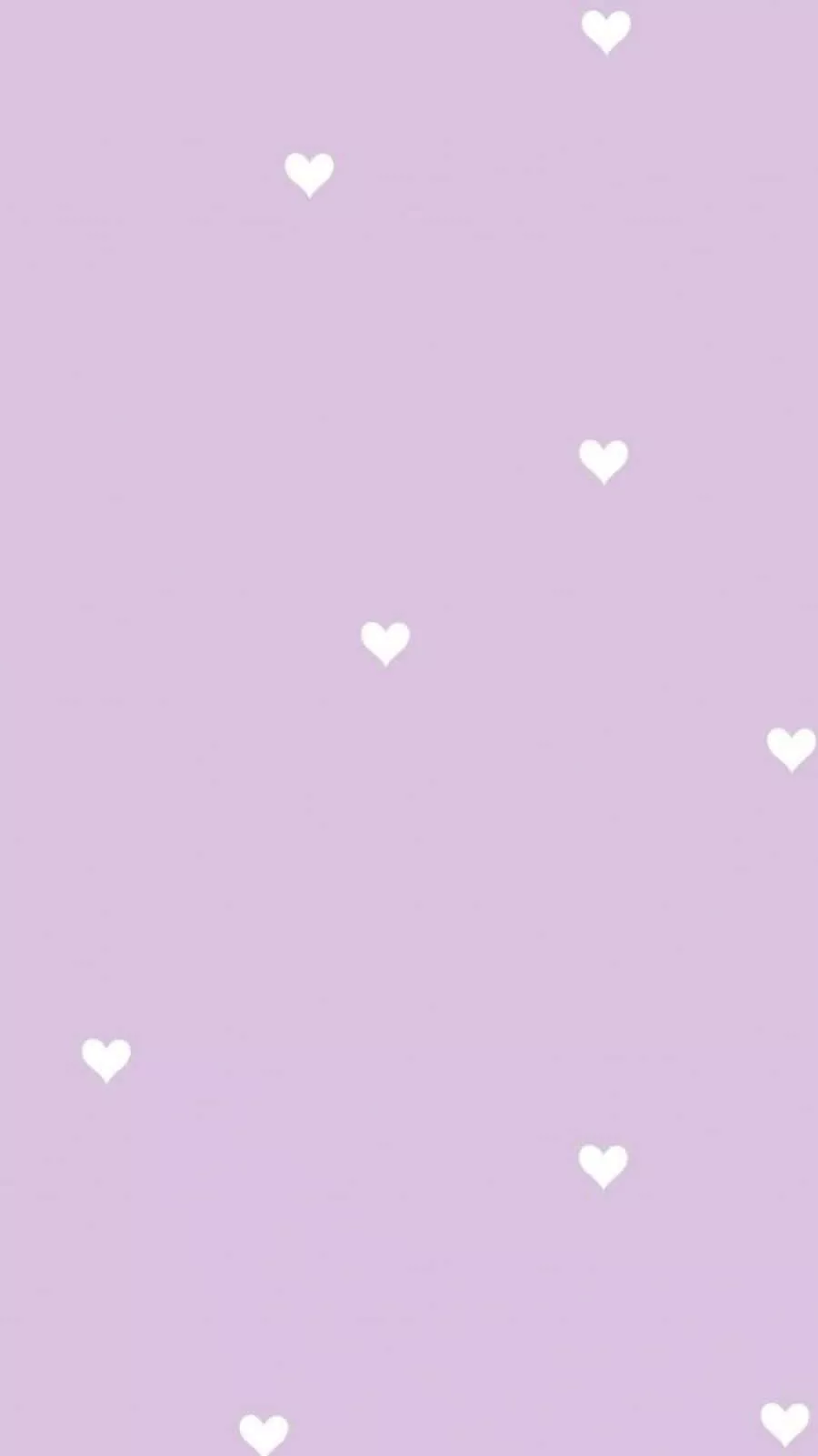 Download Cute Light Purple White Hearts