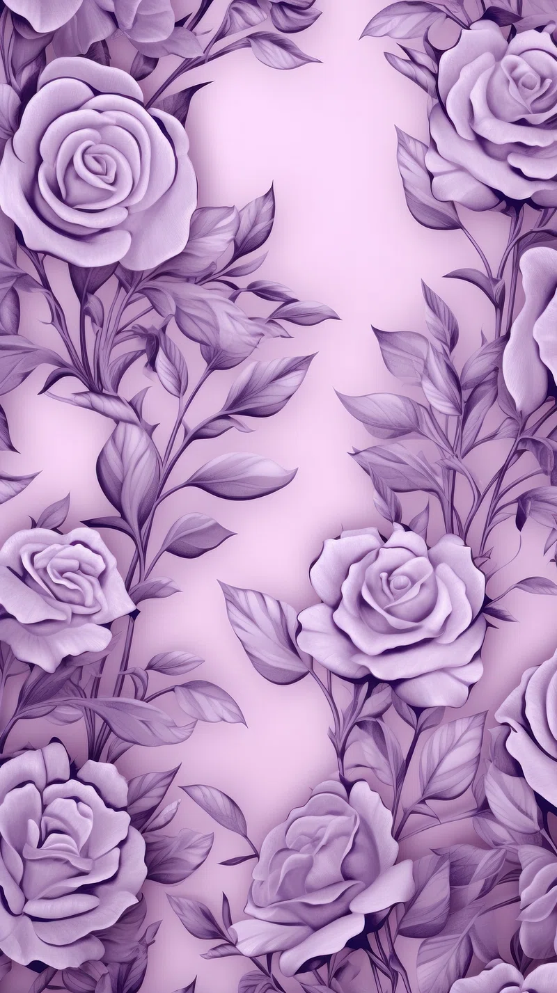 Pastel Lilac iPhone Wallpaper Image