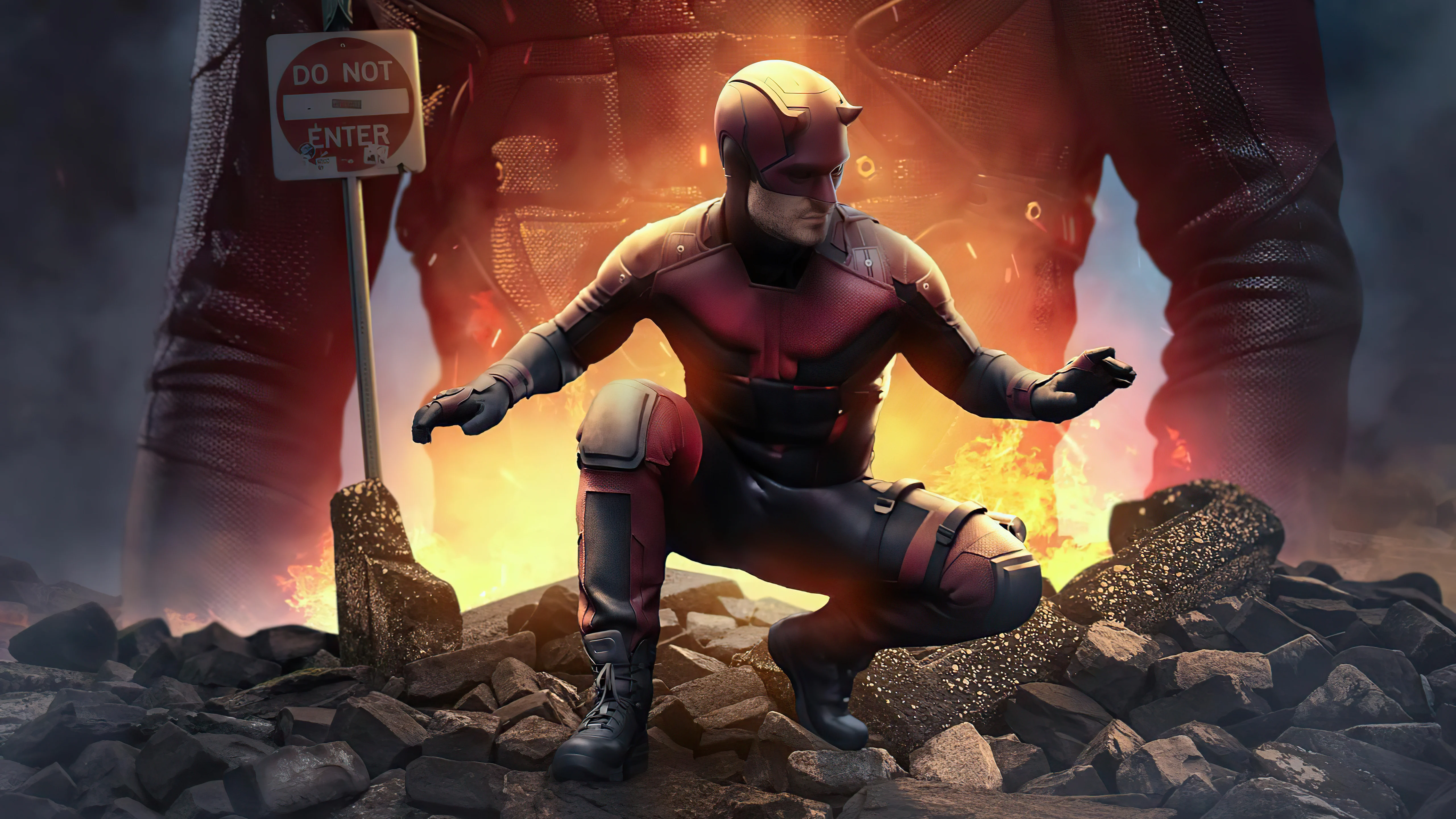 Daredevil Born Again Wallpaper 5k HD