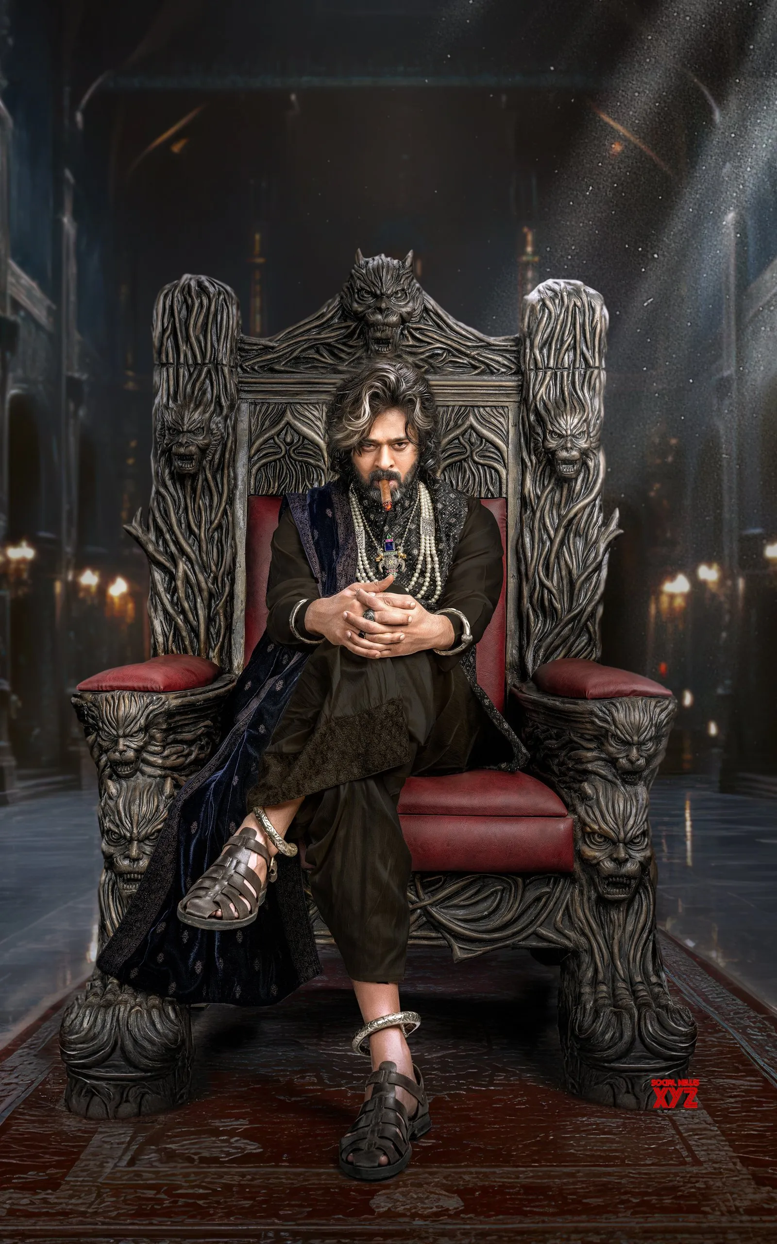 The Raja Saab Motion HD Poster