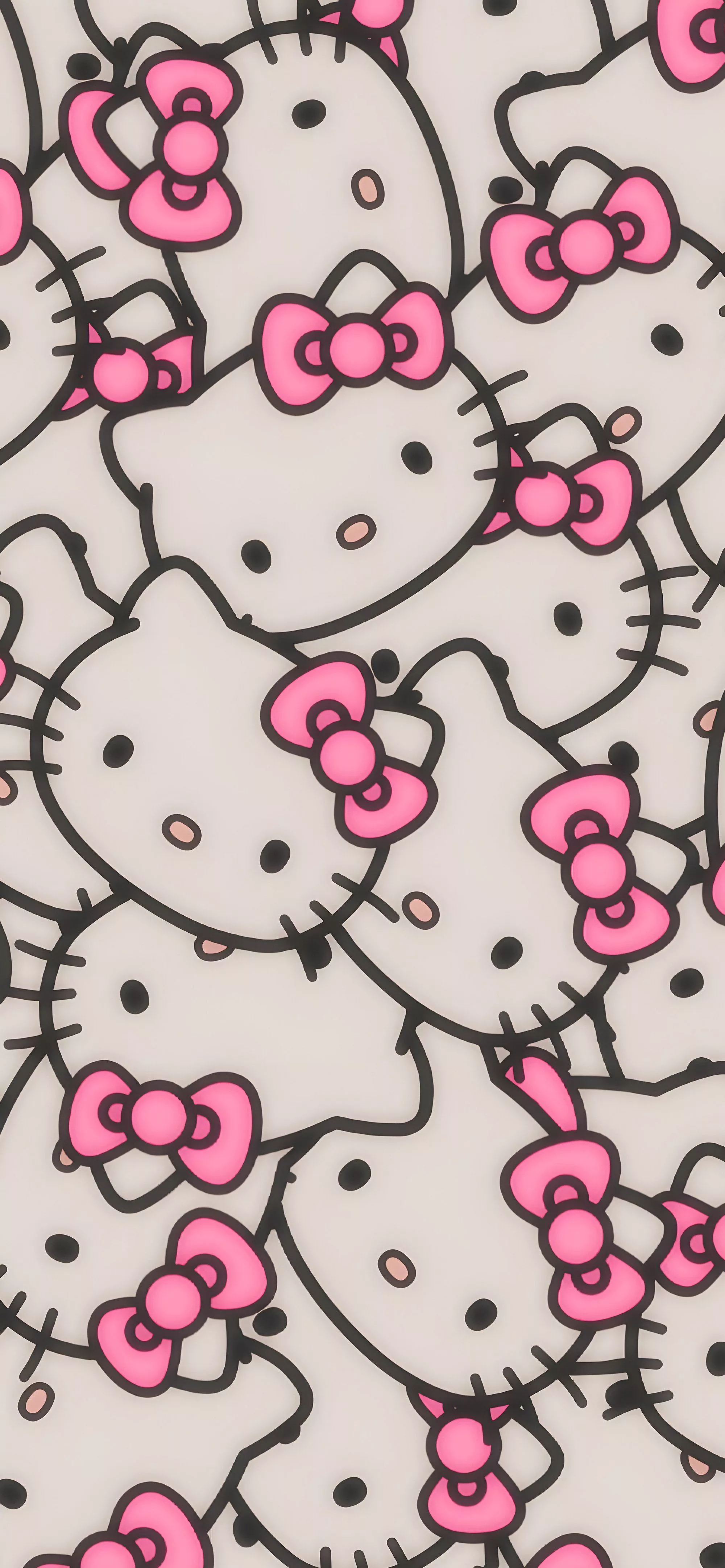 Hello Kitty Pink Bow Wallpaper