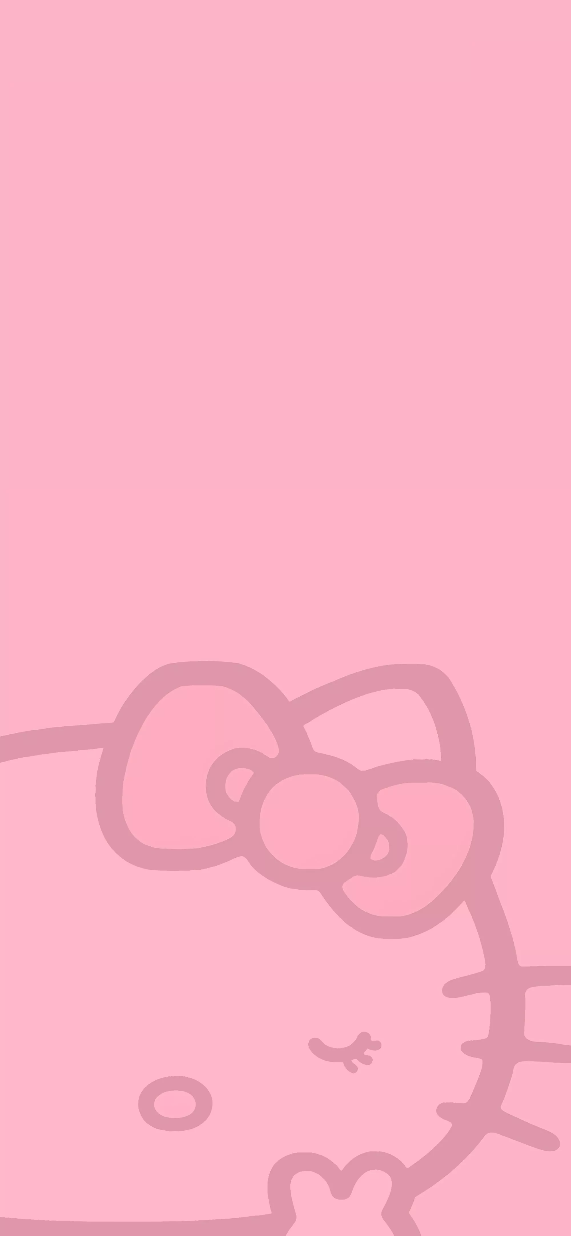 Hello Kitty Pink Bow Wallpaper Pink Wallpaper for iPhone