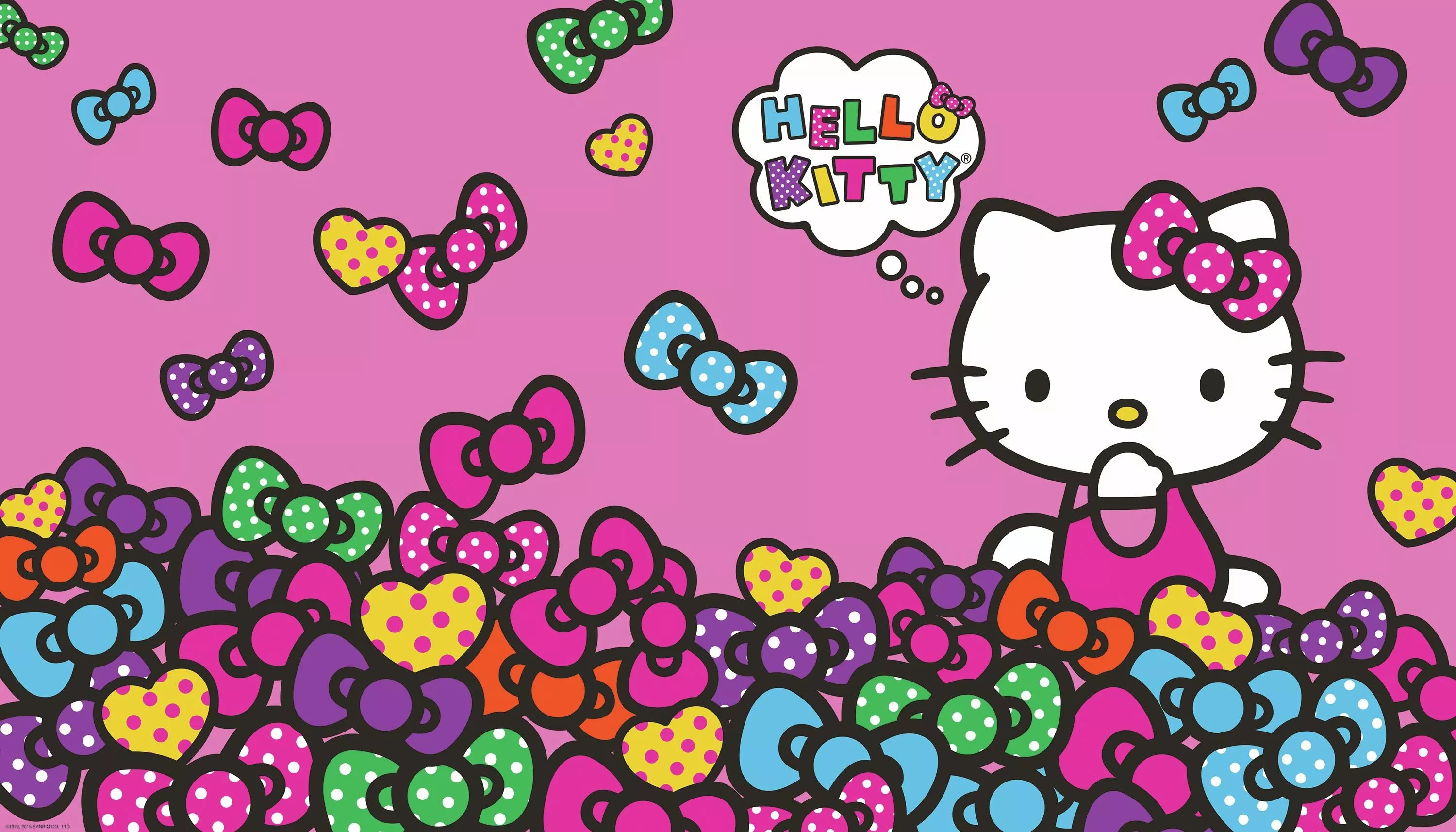 Hello Kitty Bow Tastic Xl Mural