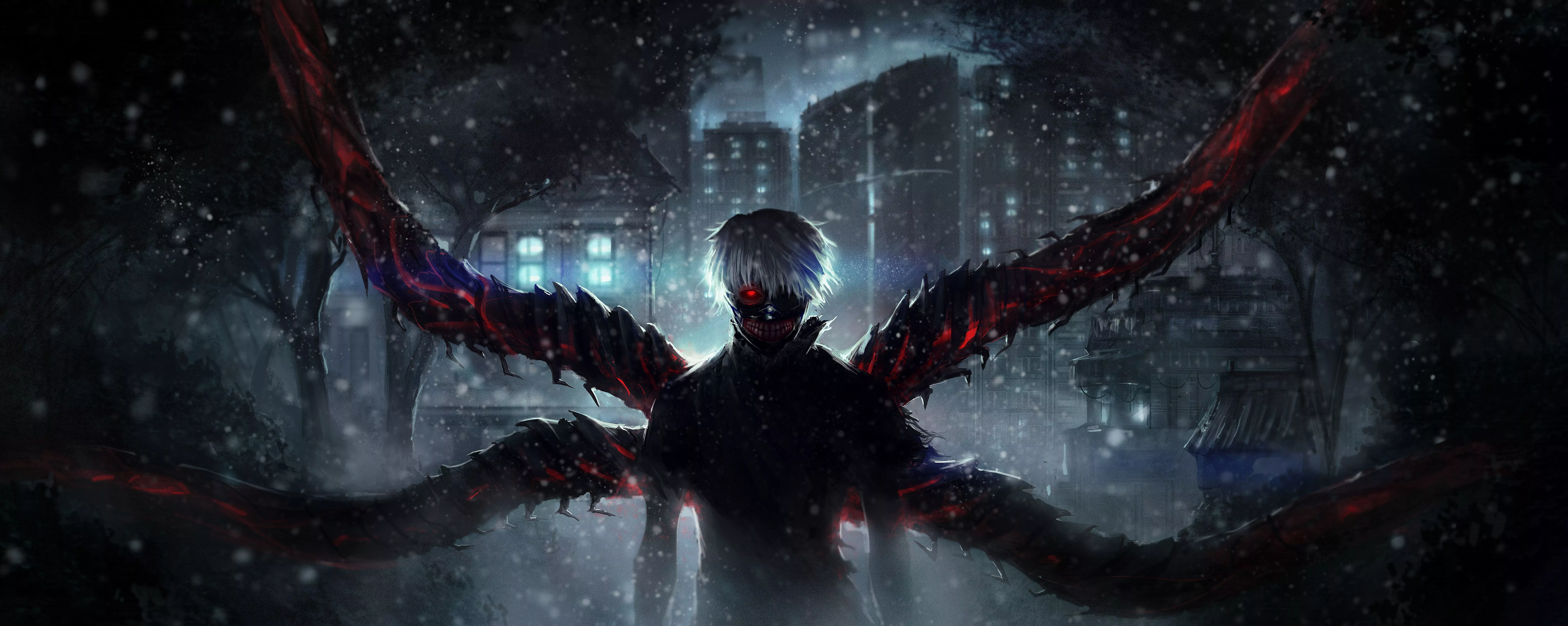 Ken Kaneki Wallpaper 4K, 8K, Kakuja