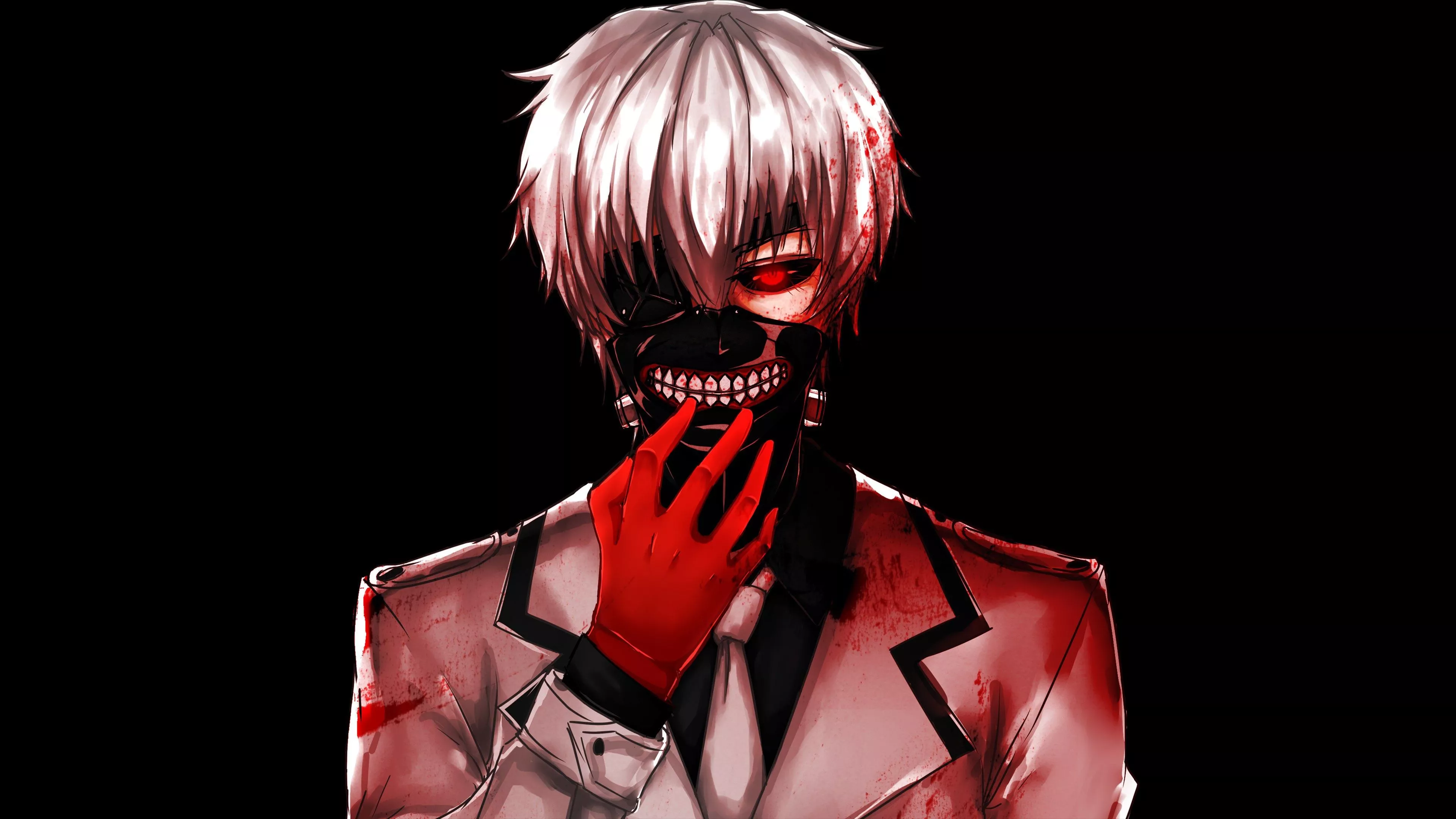 Wallpaper blood, game, monster, anime