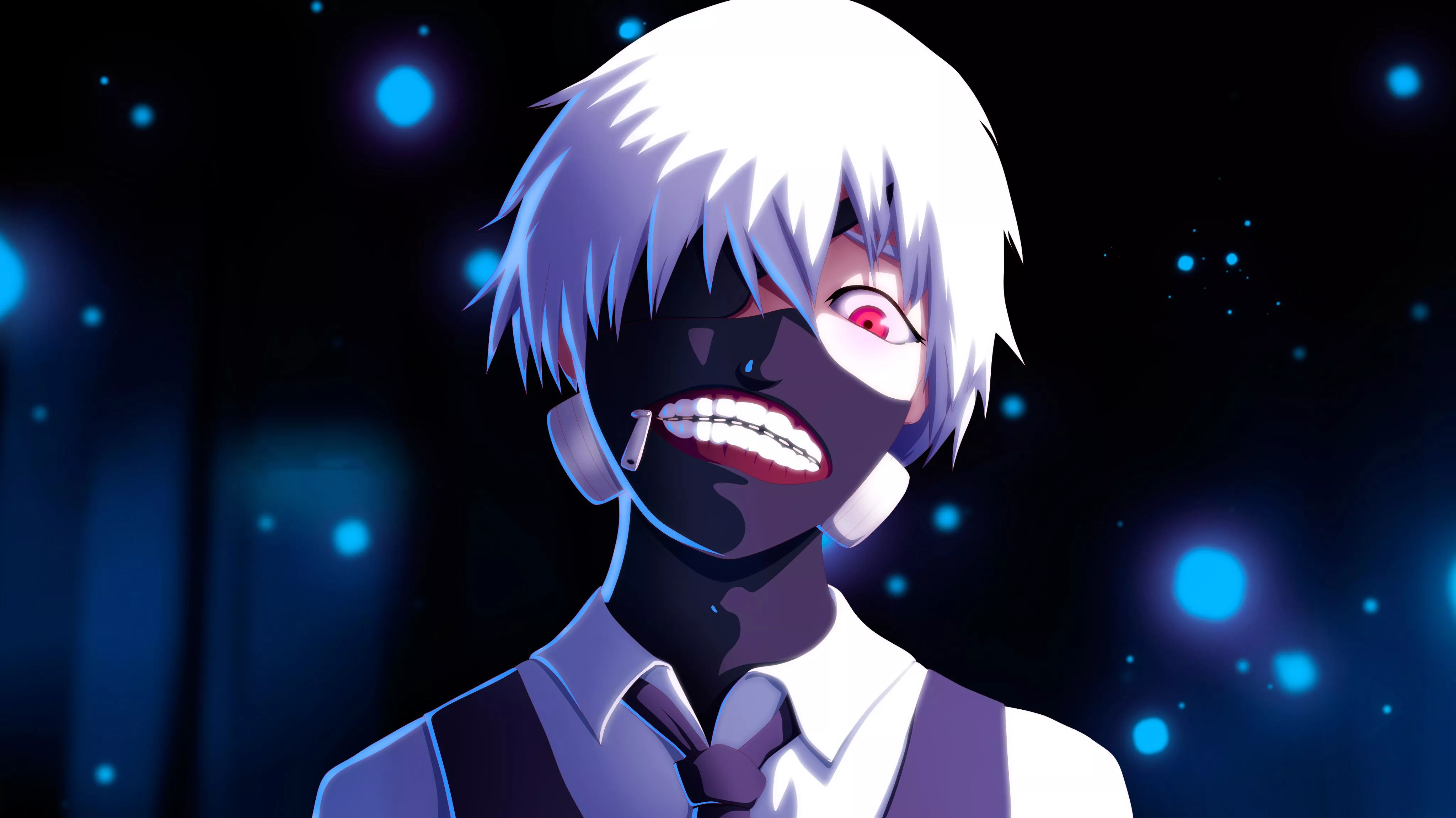 Ken Kaneki Tokyo Ghoul 4k Art Wallpaper