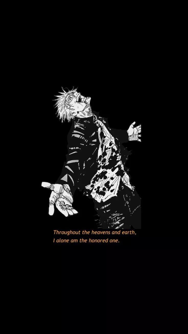 Gojo satoru aesthetic dark