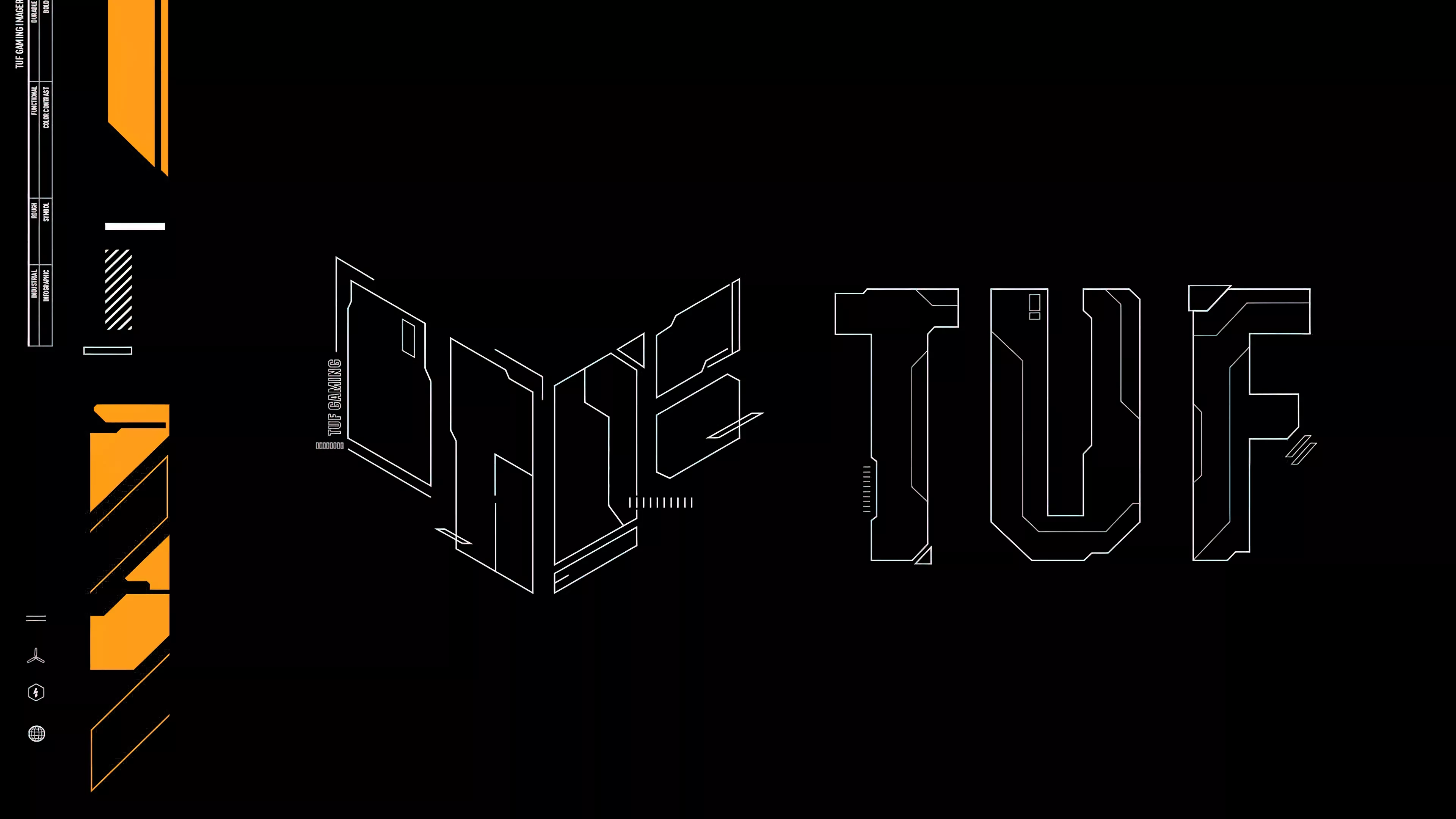 ASUS TUF Gaming Wallpaper 4K, AMOLED