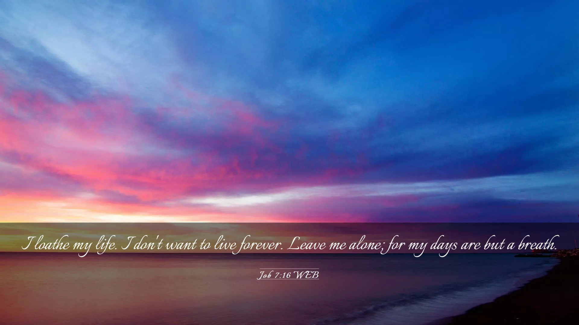 Download A Sunset With A Quote On It Wallpaper
