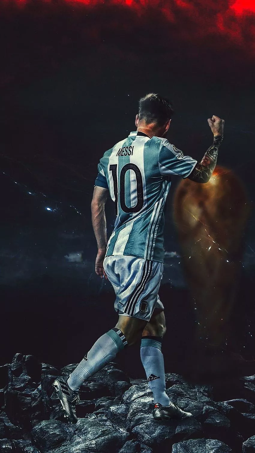 Messi, Argentina, La pulga HD phone