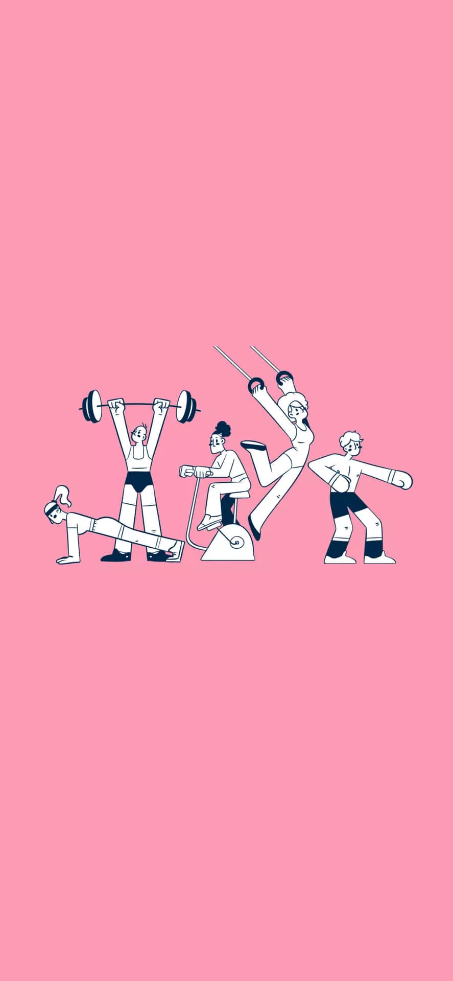 Gym Girl Aesthetic Wallpaper