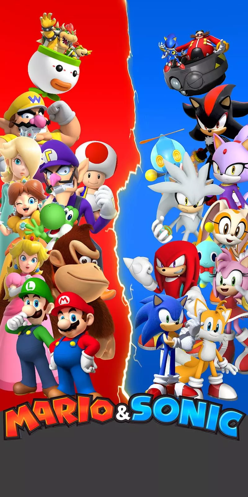 HD mario and friends wallpaper