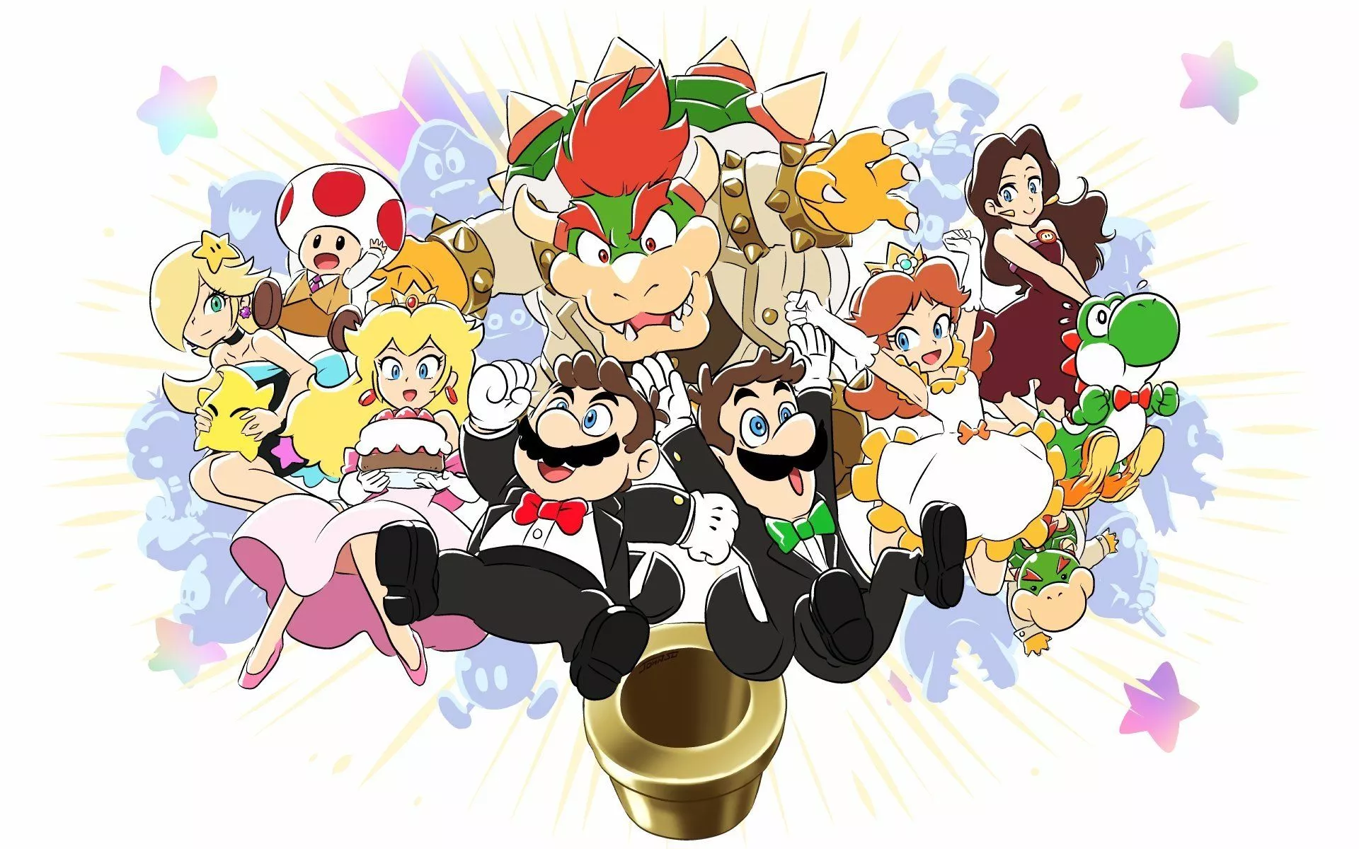 Game Super Mario Bros. HD Wallpaper