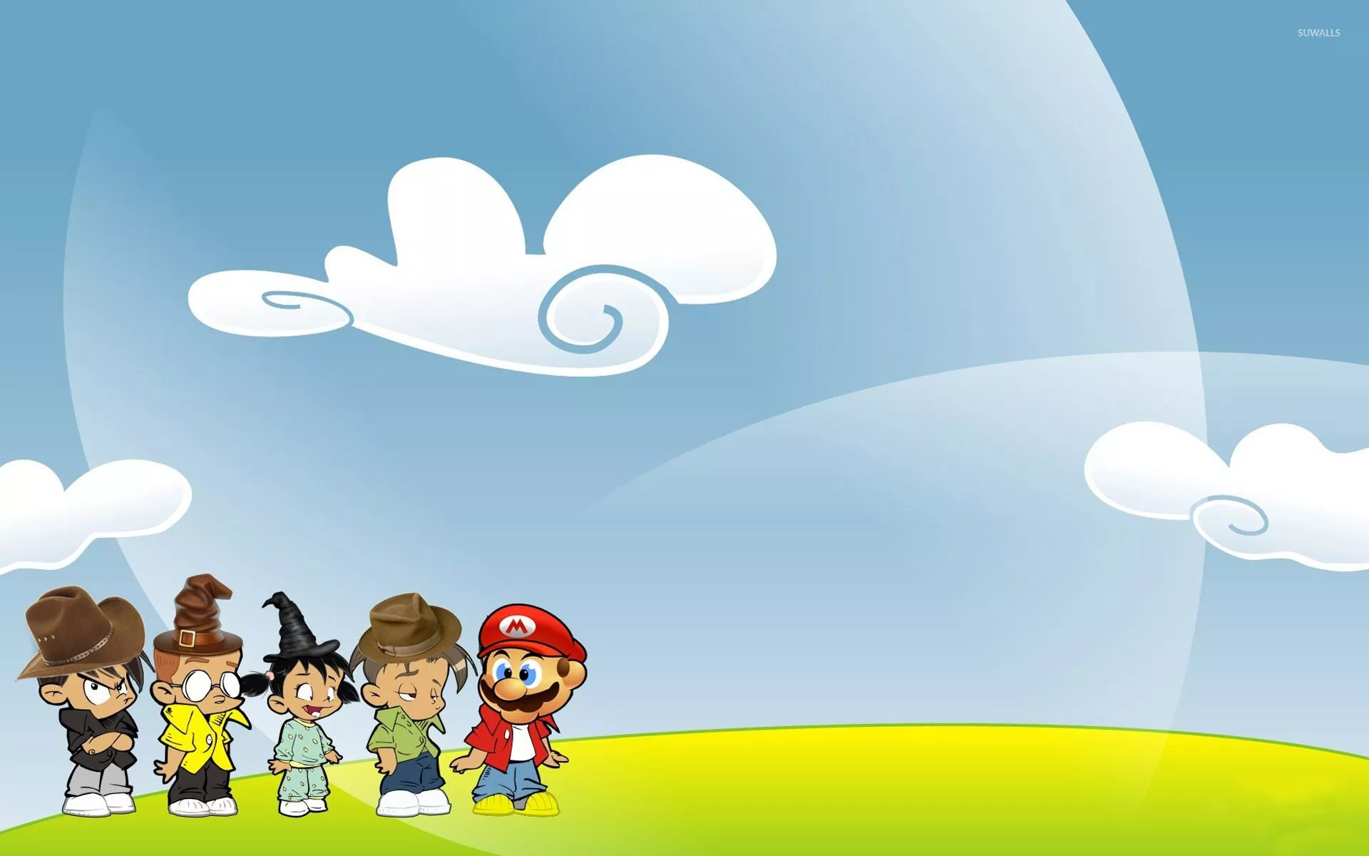 Mario and friends wallpaper