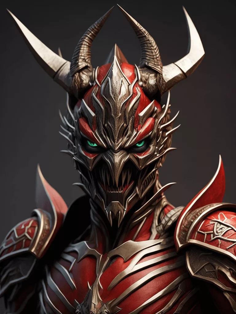 image of lord zedd as demon creature