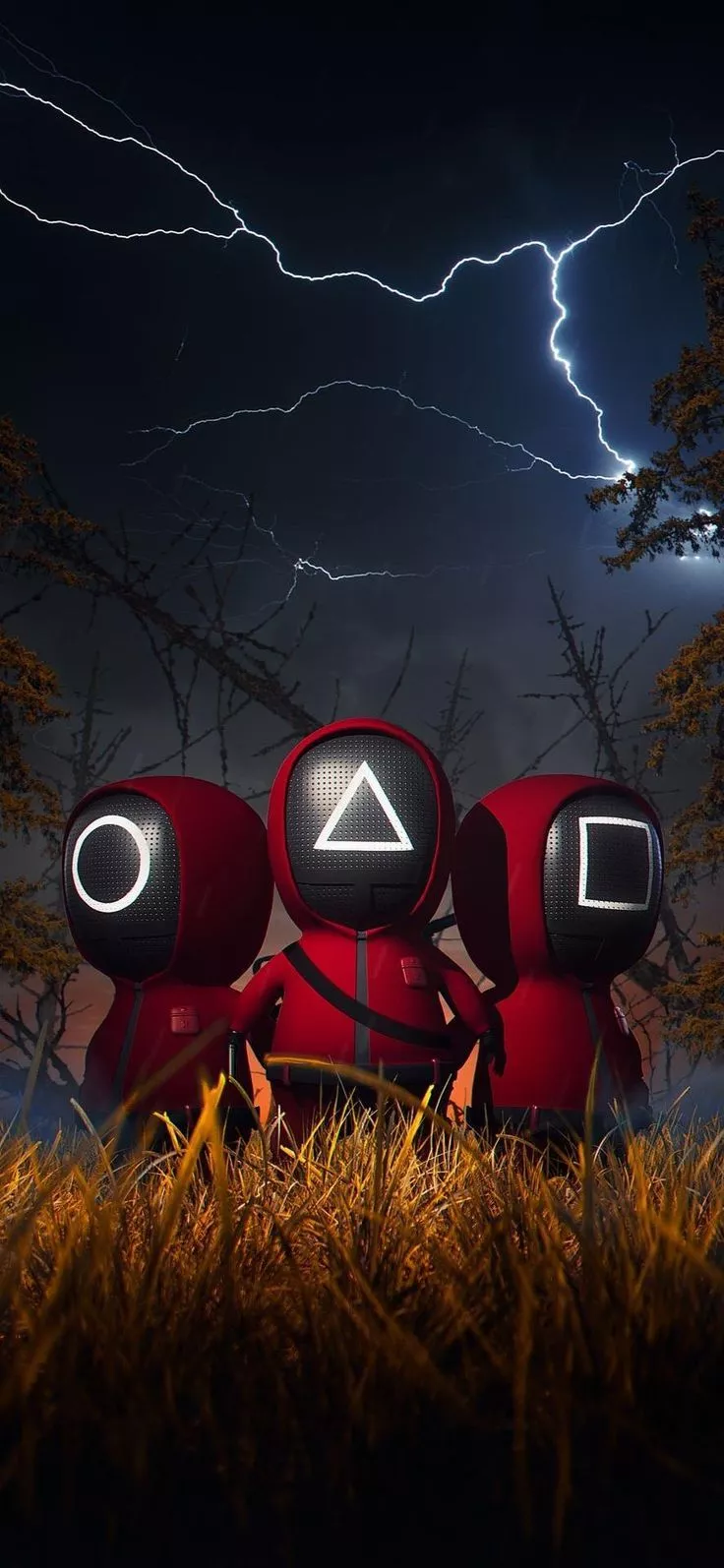 Squid game wallpaper for Mobile