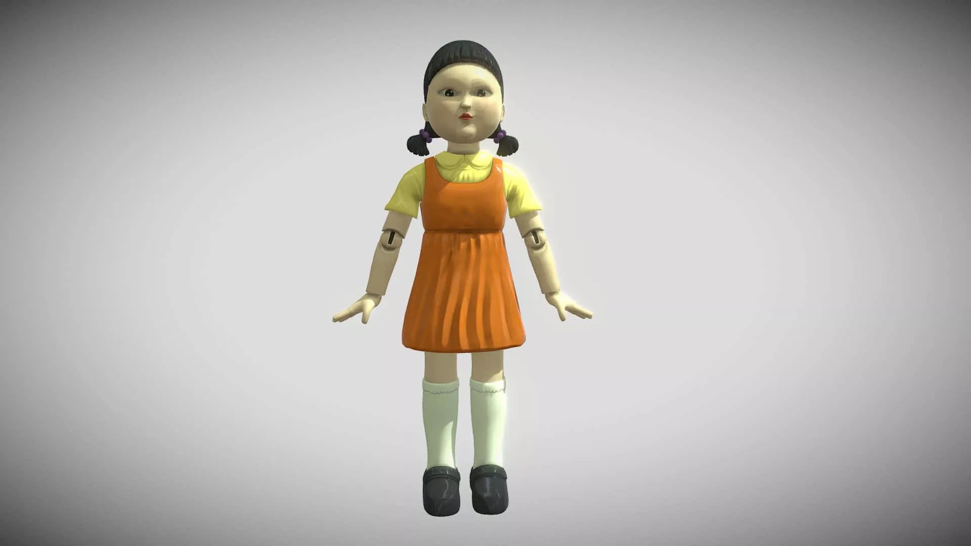 Squid Game Doll Wallpaper