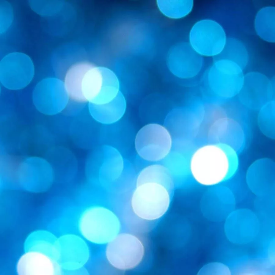 Light Blue Bokeh Effect Wallpaper