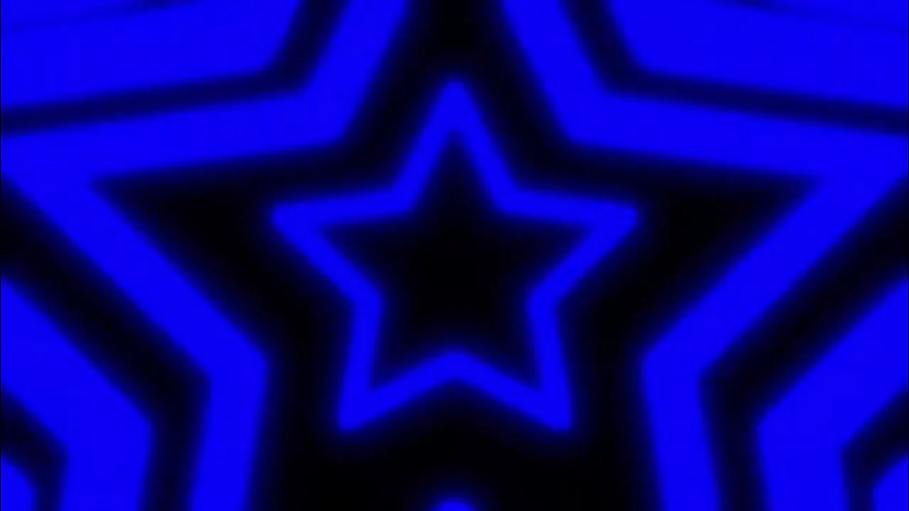 Black and Blue Y2k Neon LED Lights Star