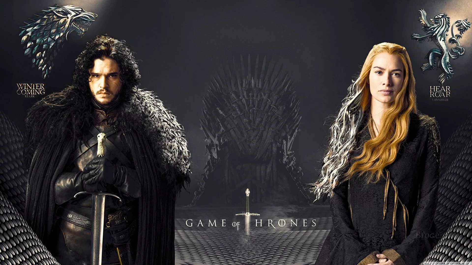 Thrones Kit Harington Jon Snow 1920x1080