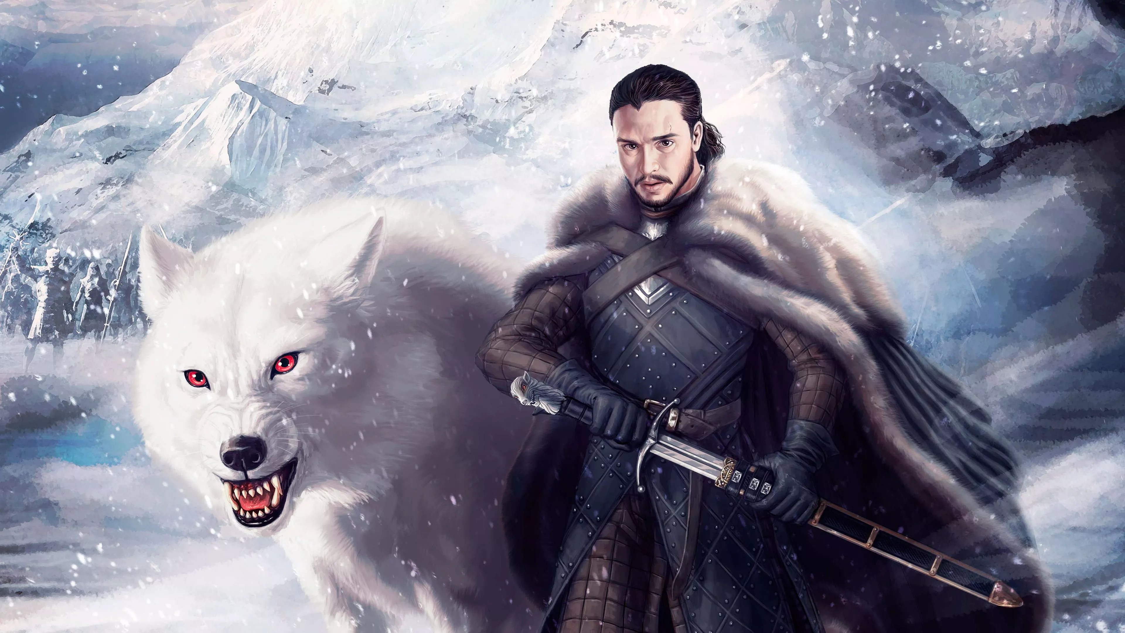 4K Ultra HD Jon Snow Wallpaper