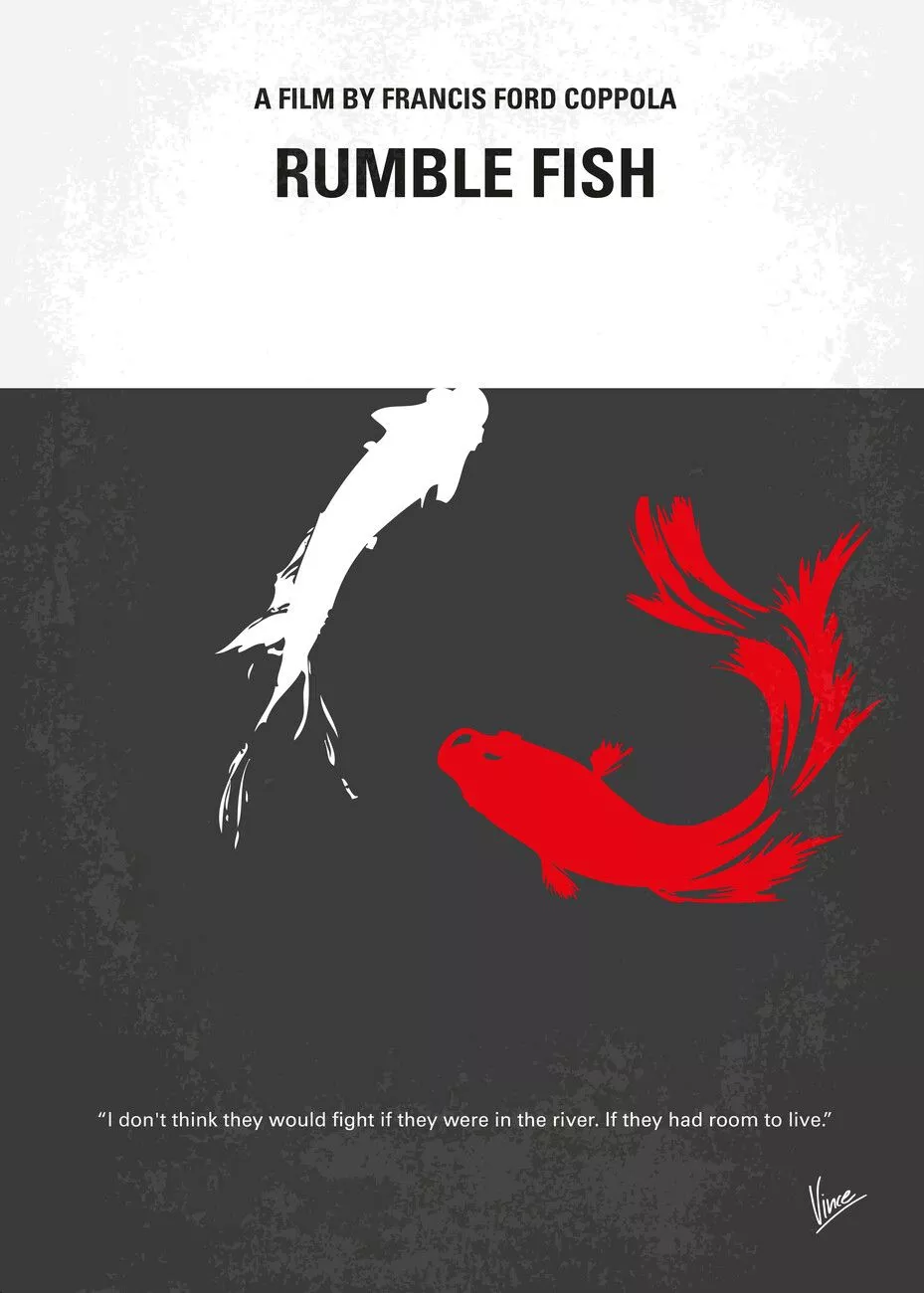 Wall Art Print. No073 Rumble fish