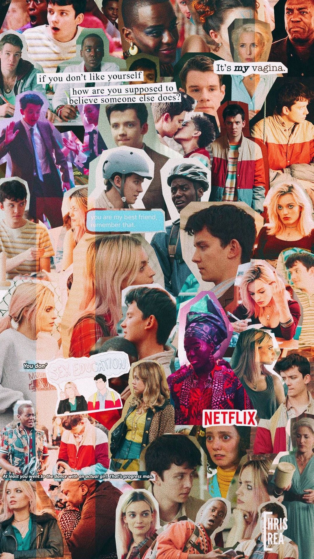 Sex Education Magazine Collage