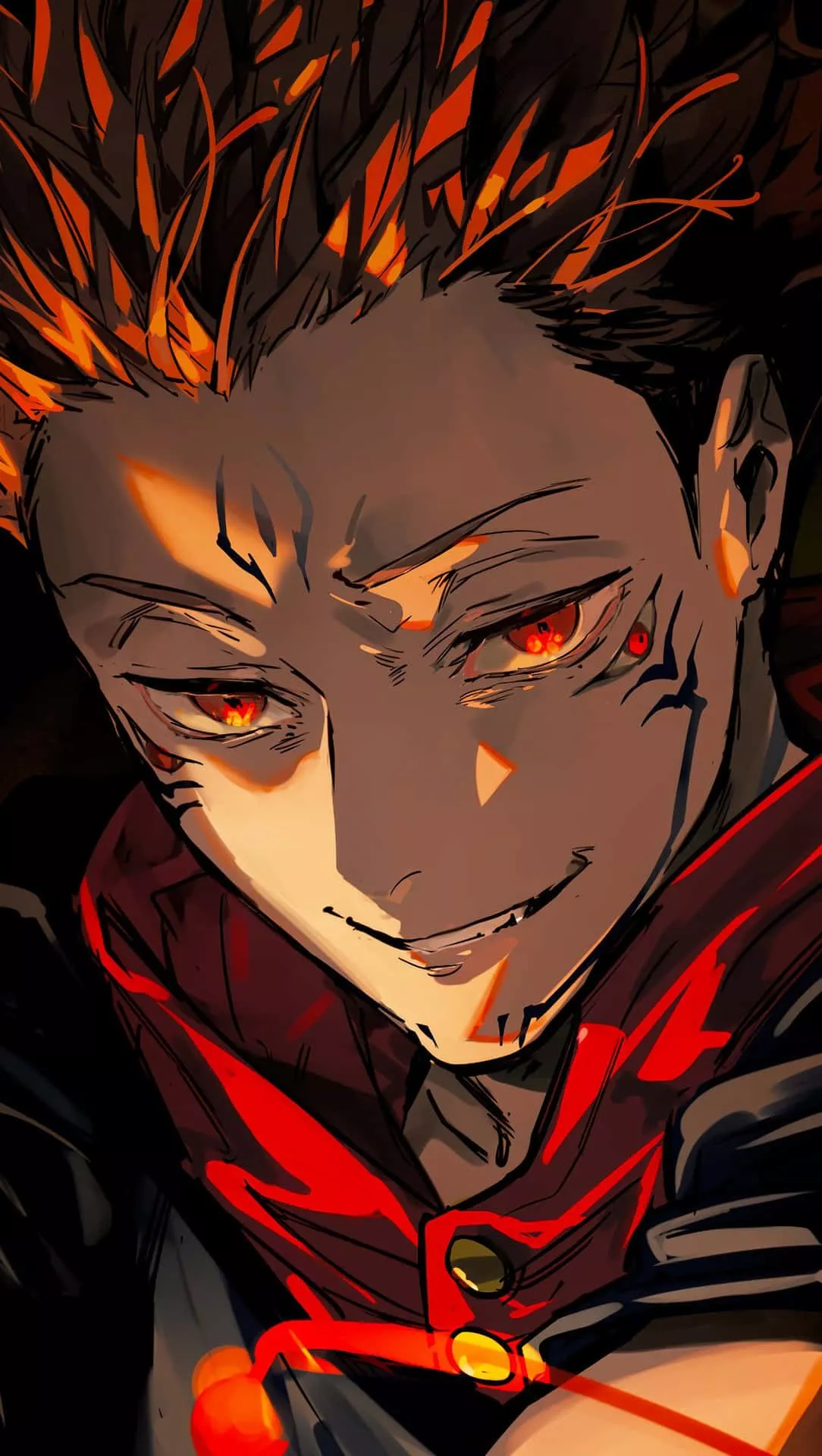 Red Hair And Red Eyes Wallpaper