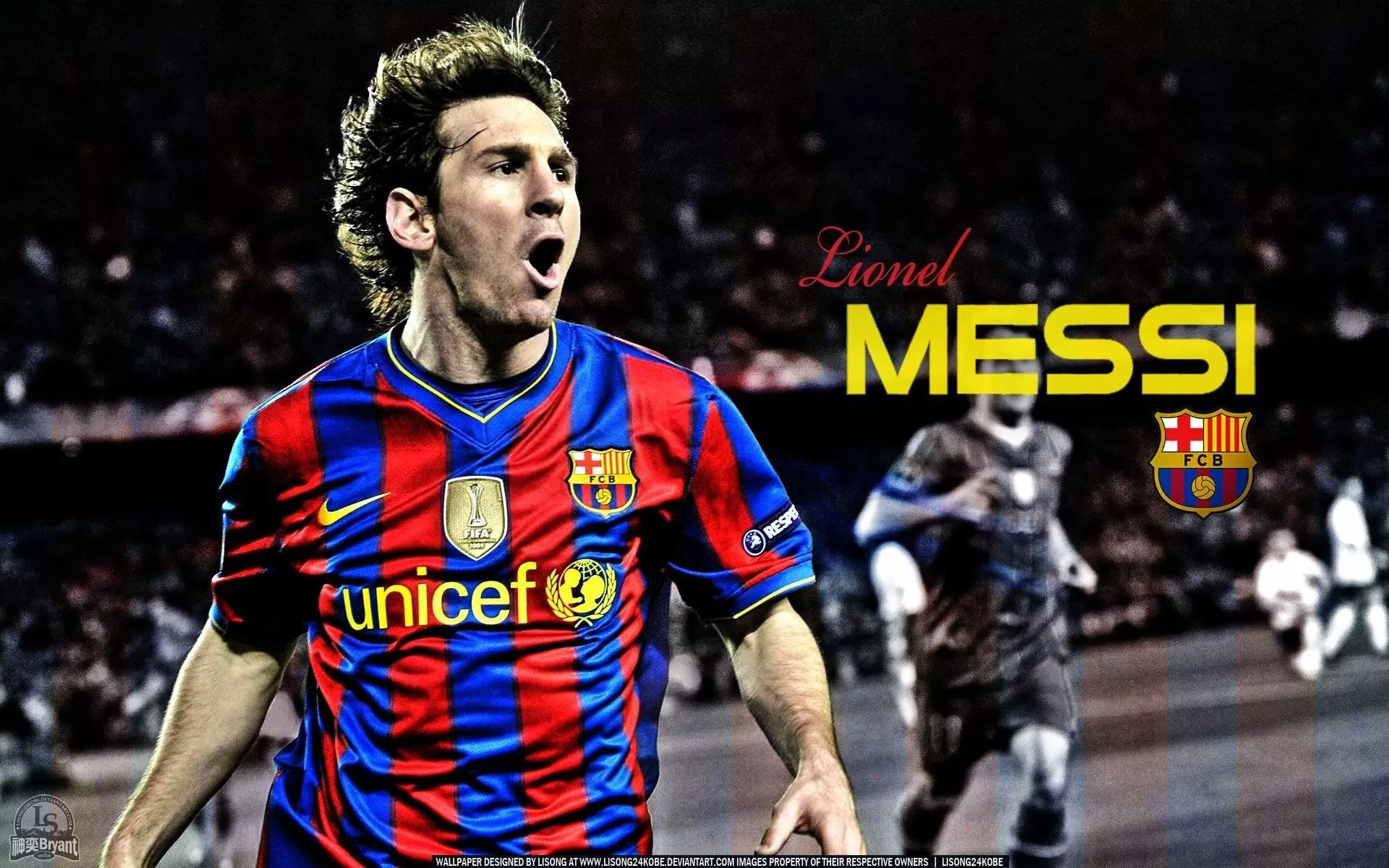 Lionel Messi Barcelona Celebration HD
