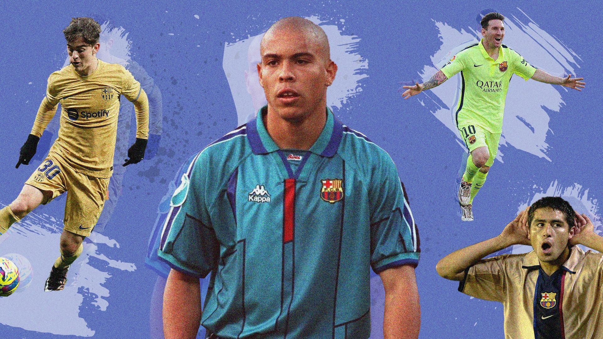 Barcelona's away and third kits