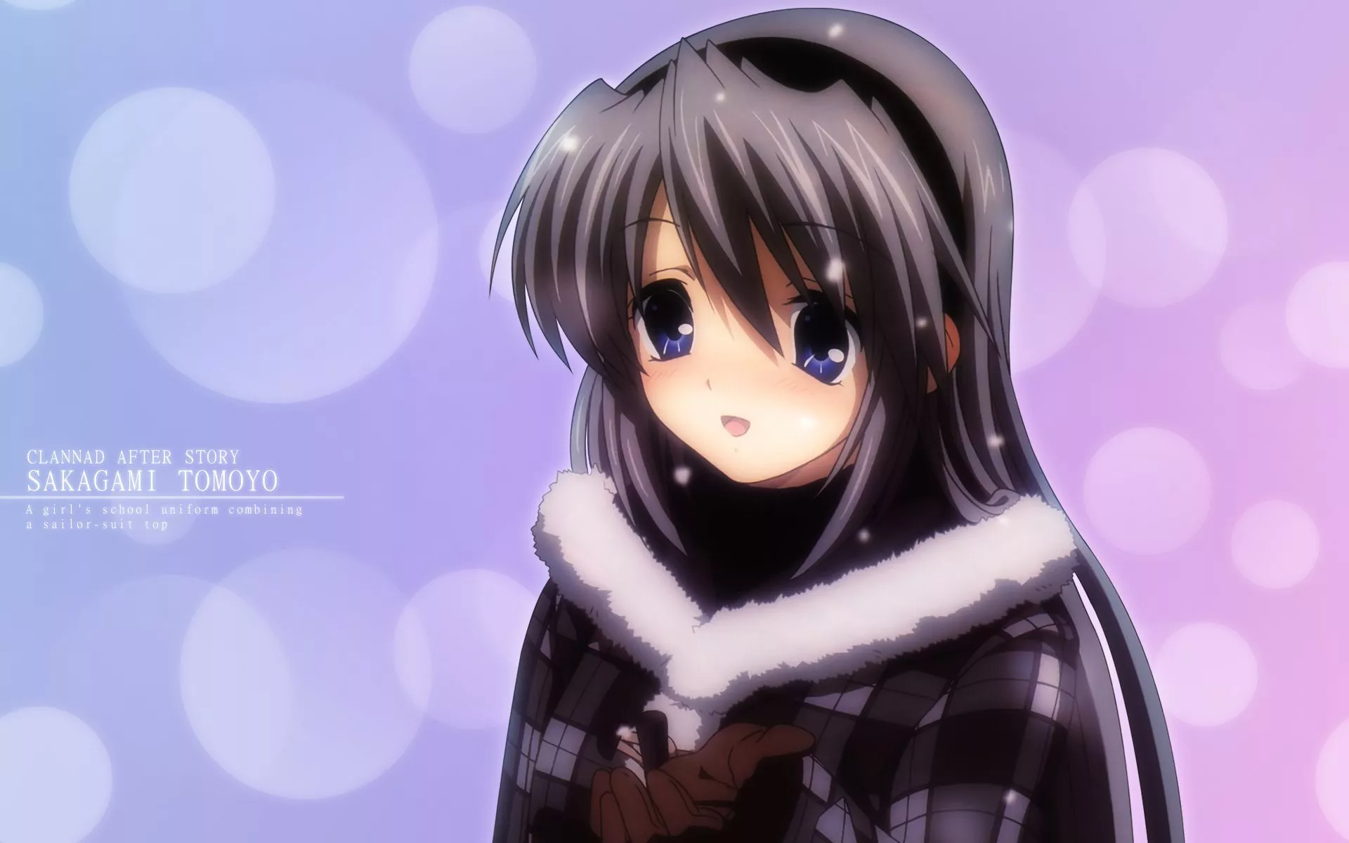 Tomoyo Sakagami Anime Clannad HD Wallpaper