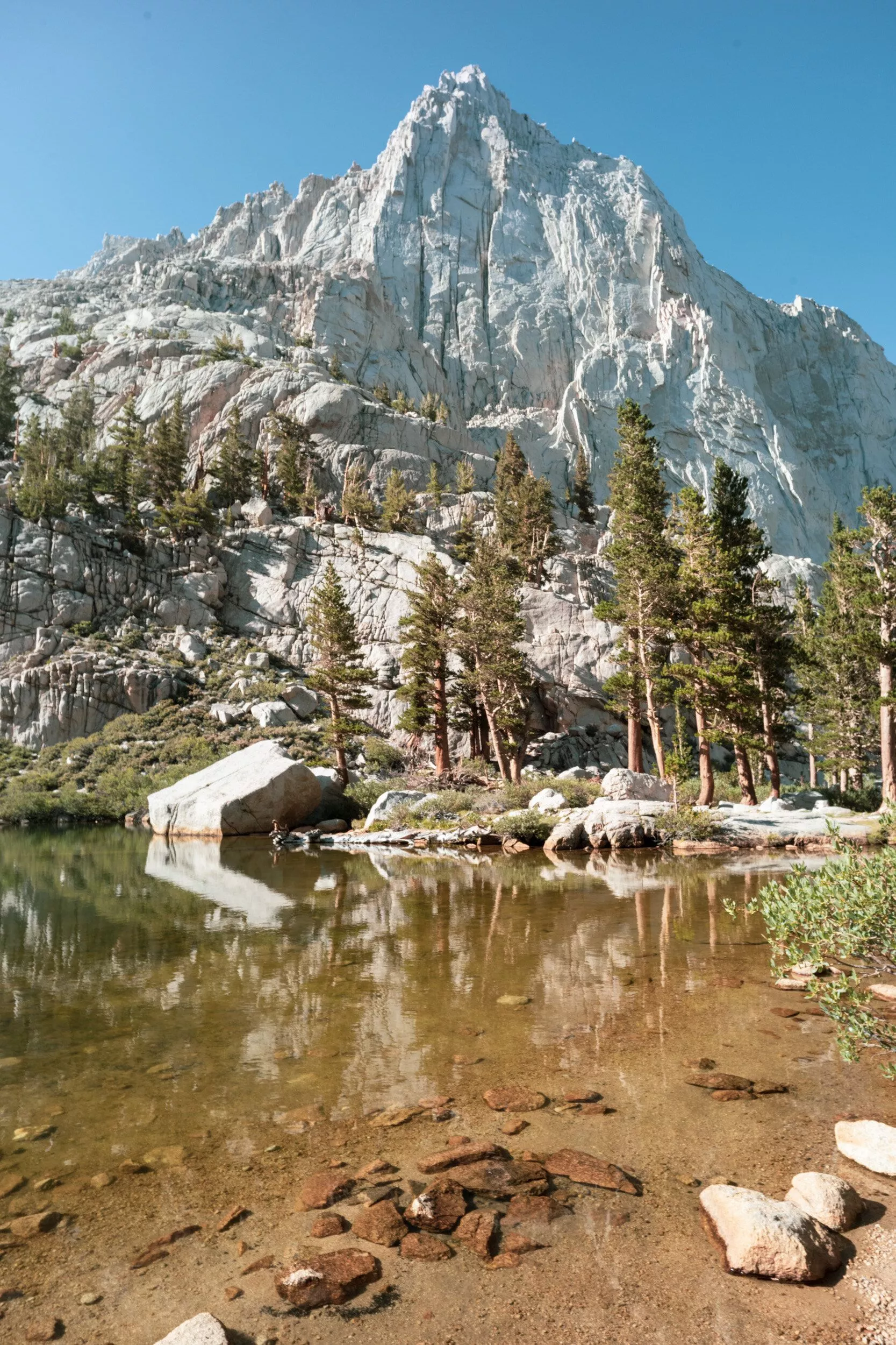 We summited 14,505' Mt. Whitney