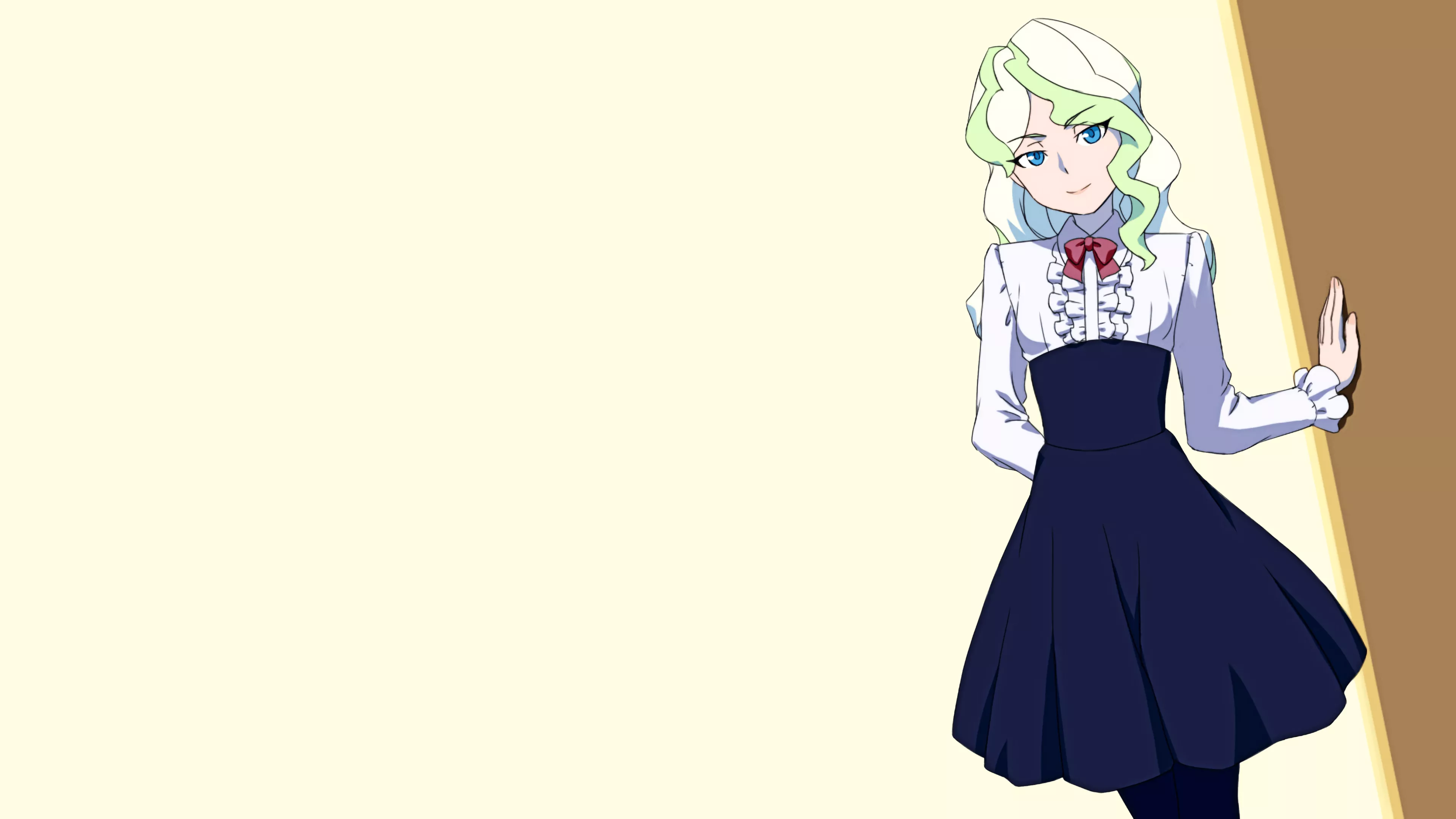 long hair, blonde, blue eyes, Little