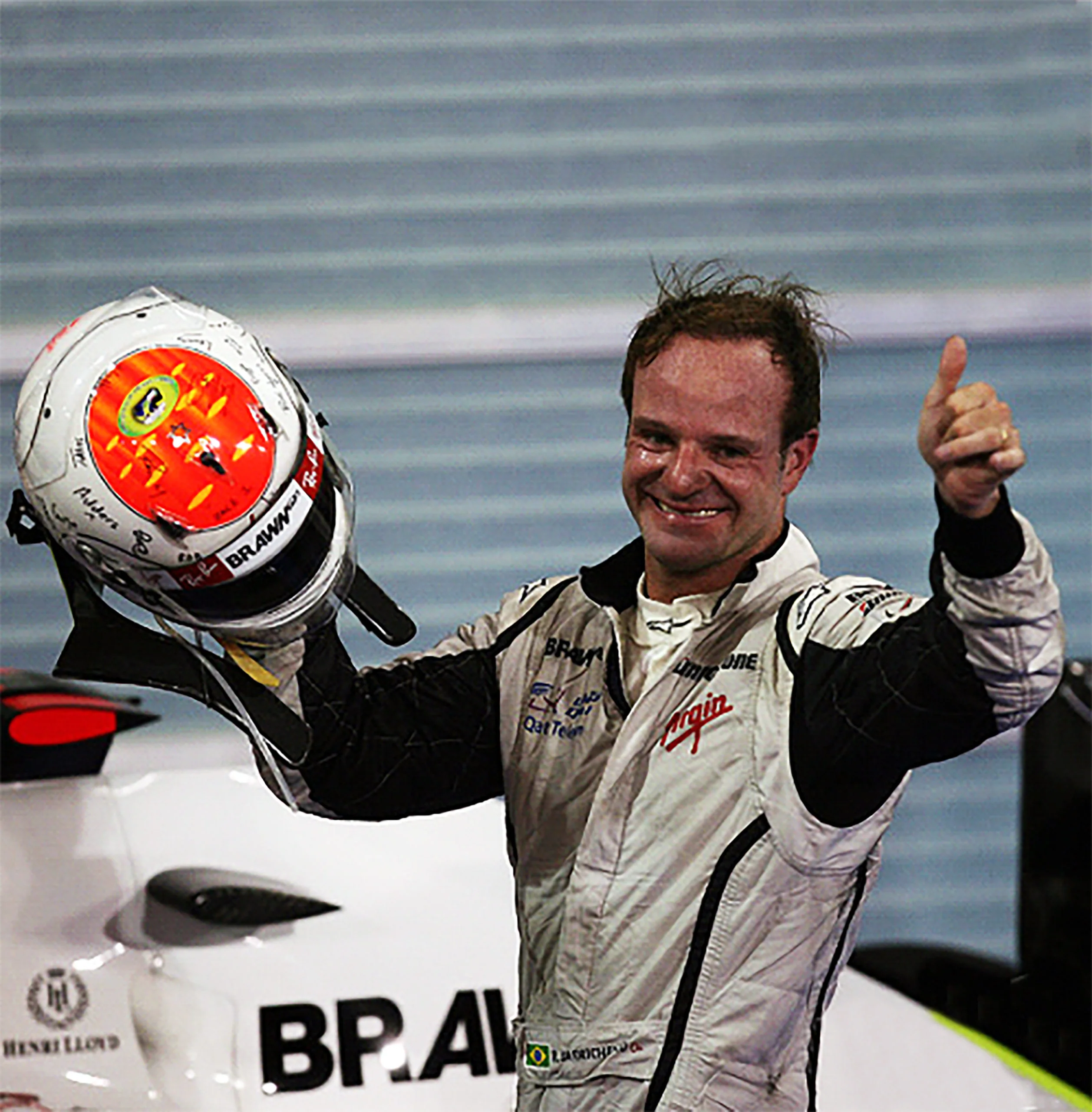 Rubens Barrichello Race Used Brawn