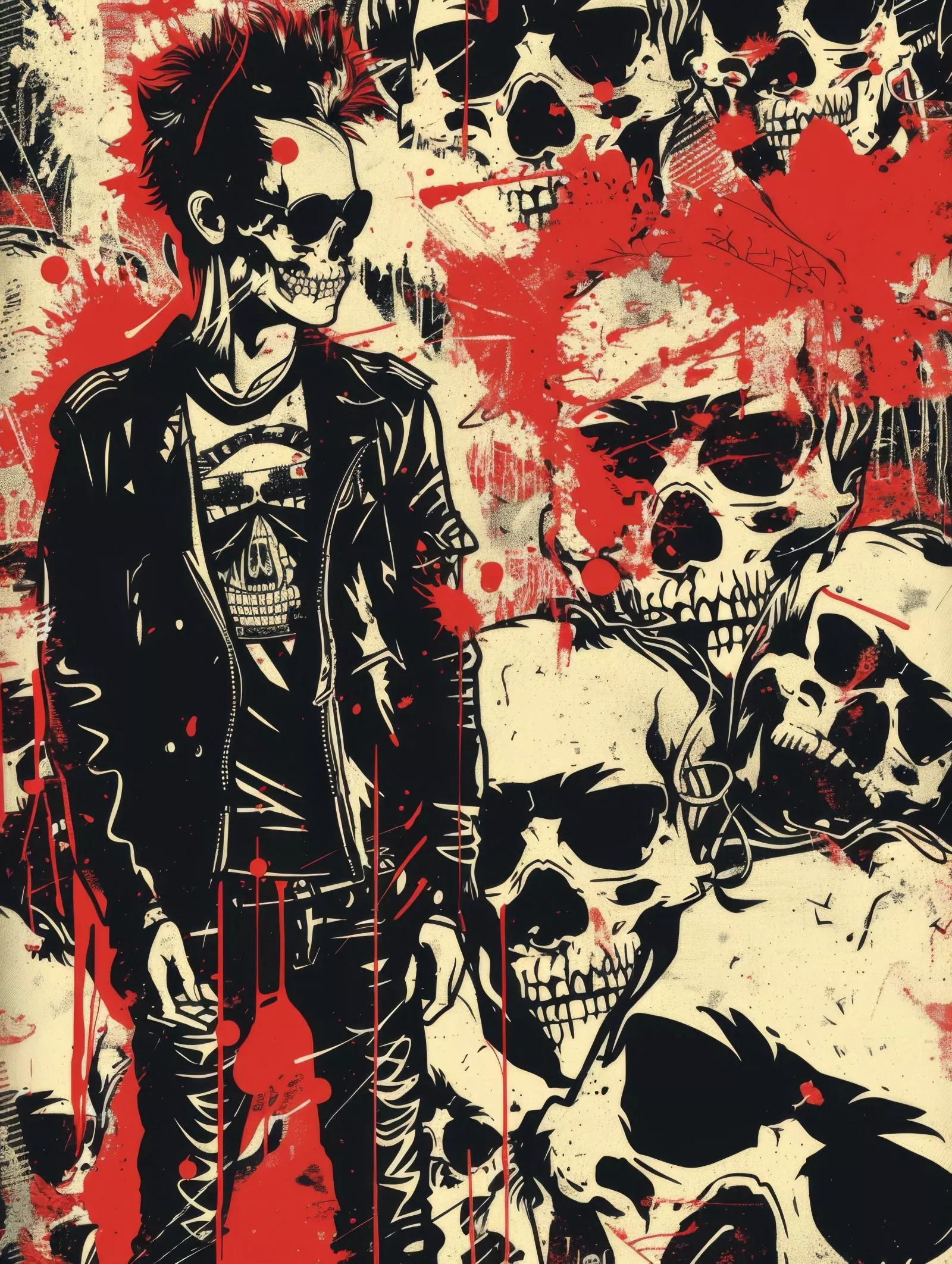 Punk posters on Yellow Image Creative